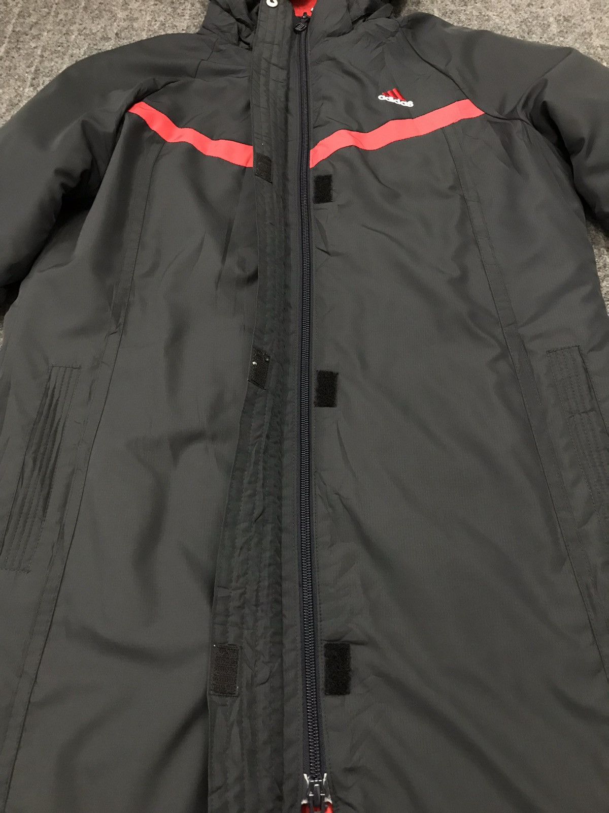 Adidas × Vintage Vintage Adidas Jacket Winter Wear Parkas Jacket Hoodie Size US M / EU 48-50 / 2 - 5 Thumbnail