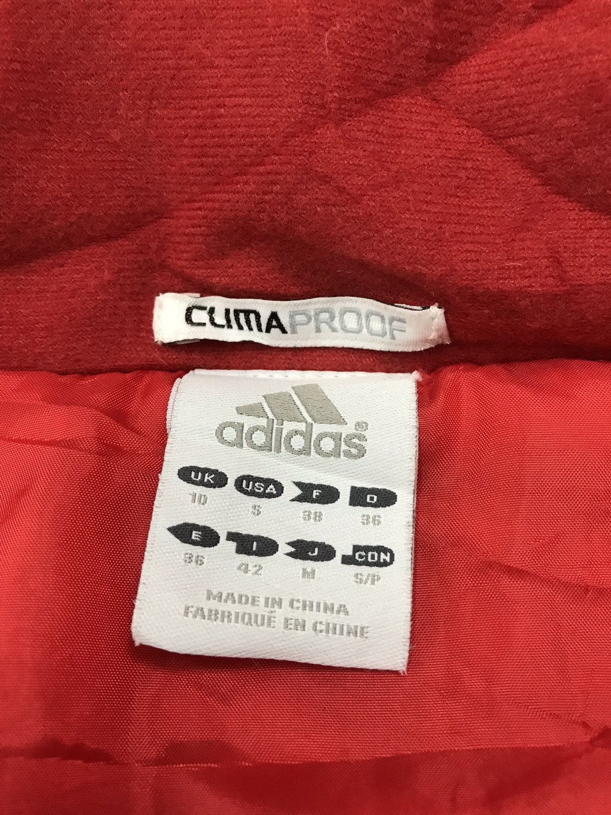 Adidas × Vintage Vintage Adidas Jacket Winter Wear Parkas Jacket Hoodie Size US M / EU 48-50 / 2 - 8 Thumbnail