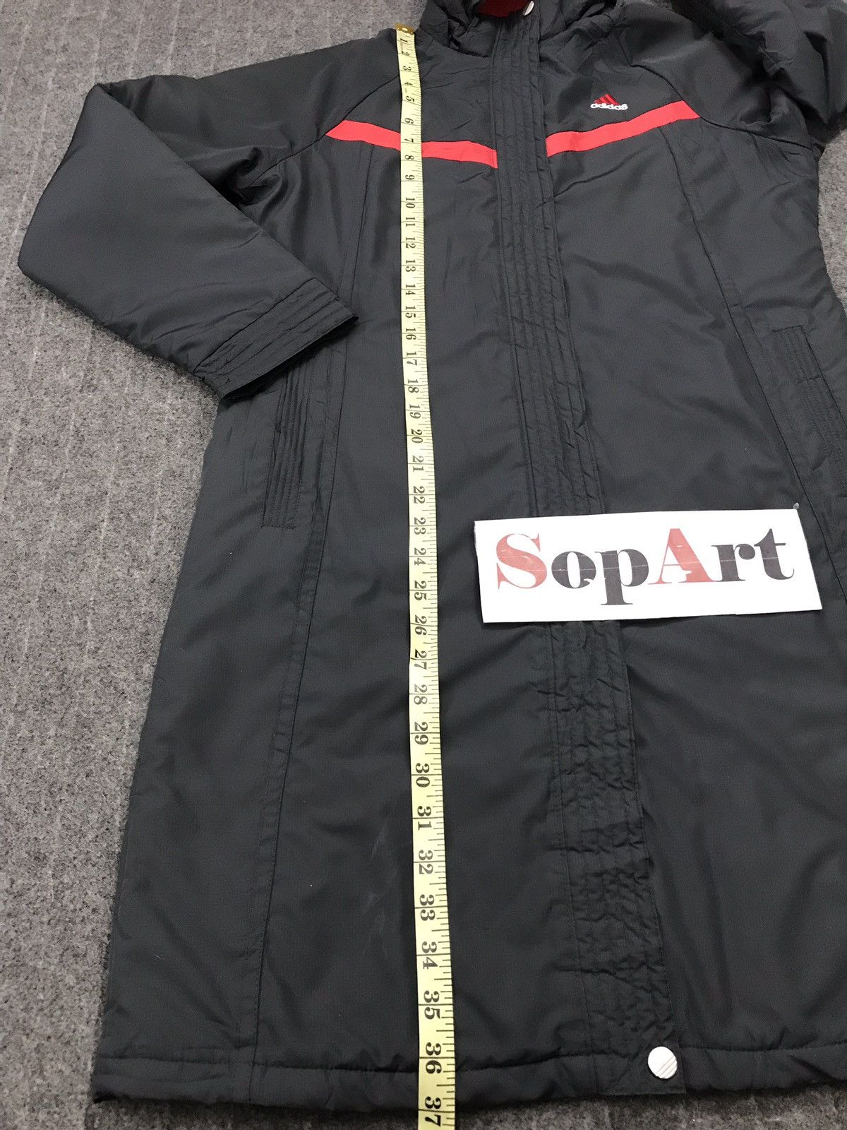 Adidas × Vintage Vintage Adidas Jacket Winter Wear Parkas Jacket Hoodie Size US M / EU 48-50 / 2 - 15 Thumbnail