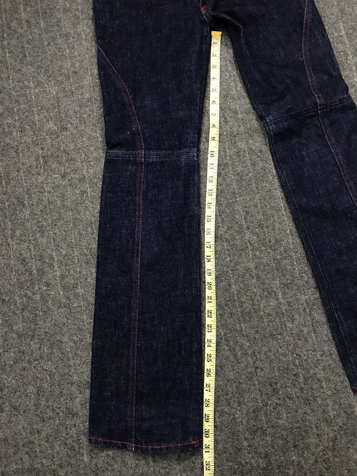 Japanese Brand × Vintage Vintage Alba Rosa Skinny Indigo Denim Jeans Selvedge Size US 28 / EU 44 - 20 Thumbnail