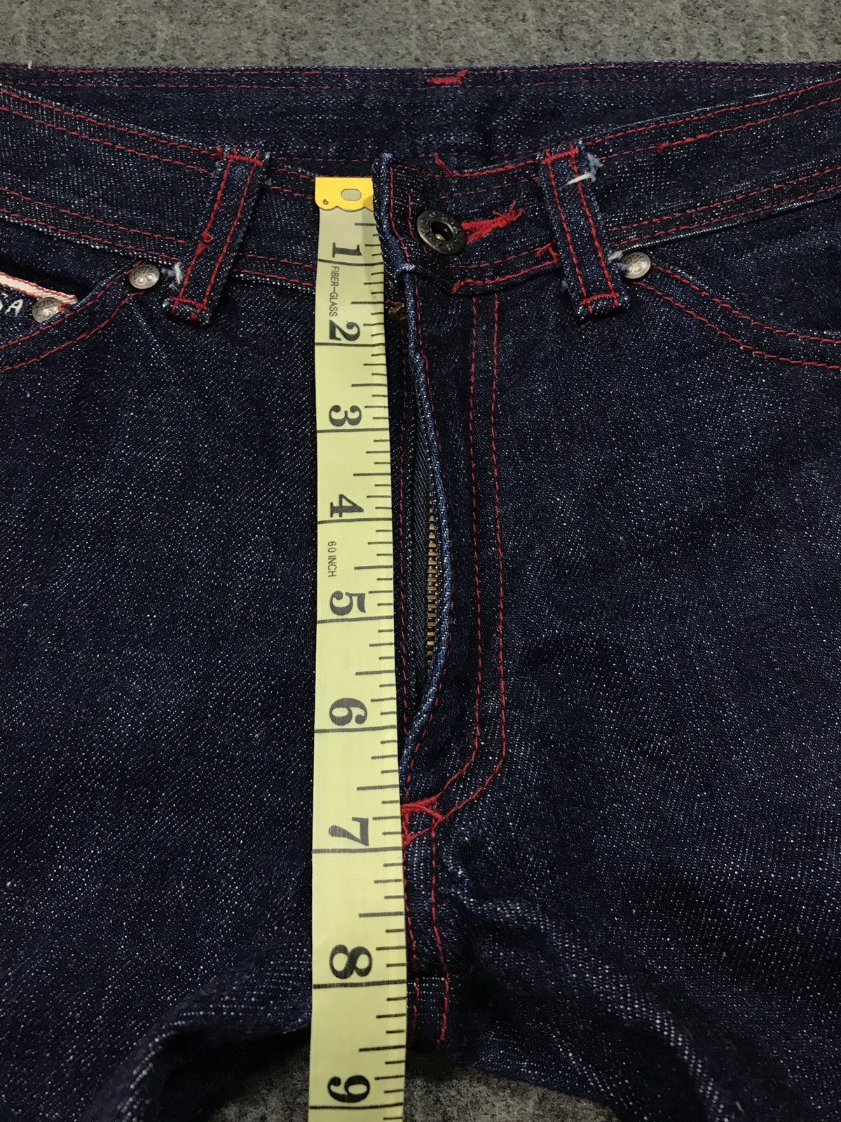 Japanese Brand × Vintage Vintage Alba Rosa Skinny Indigo Denim Jeans Selvedge Size US 28 / EU 44 - 16 Thumbnail