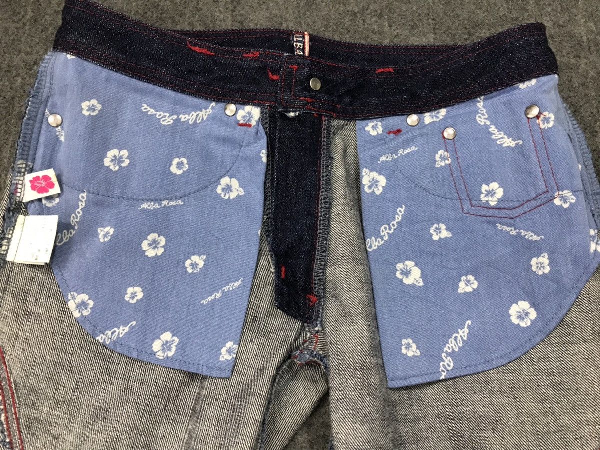 Japanese Brand × Vintage Vintage Alba Rosa Skinny Indigo Denim Jeans Selvedge Size US 28 / EU 44 - 11 Thumbnail