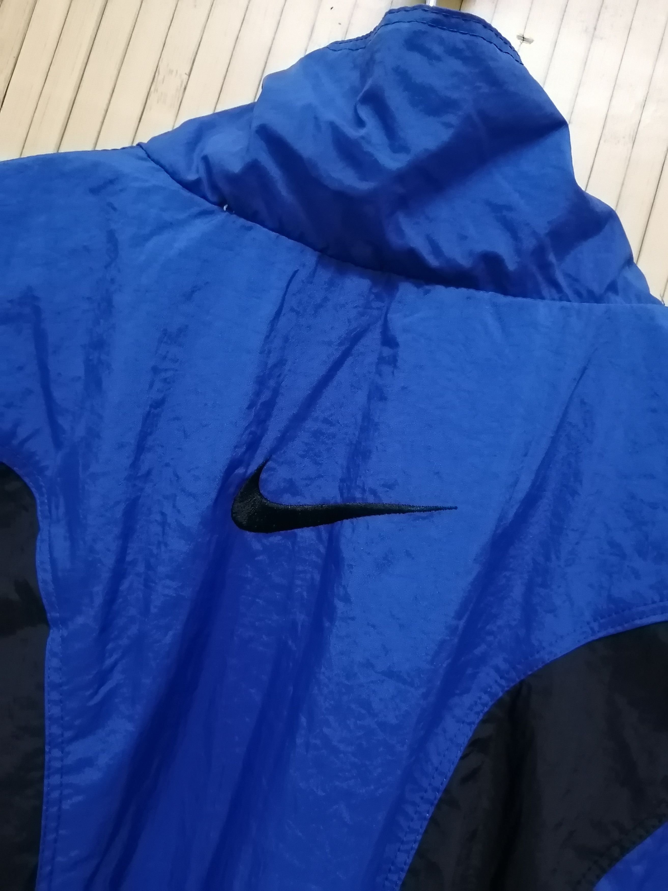 Nike Vintage NIKE Center Swoosh Half Zip Winbreaker Size US L / EU 52-54 / 3 - 3 Thumbnail