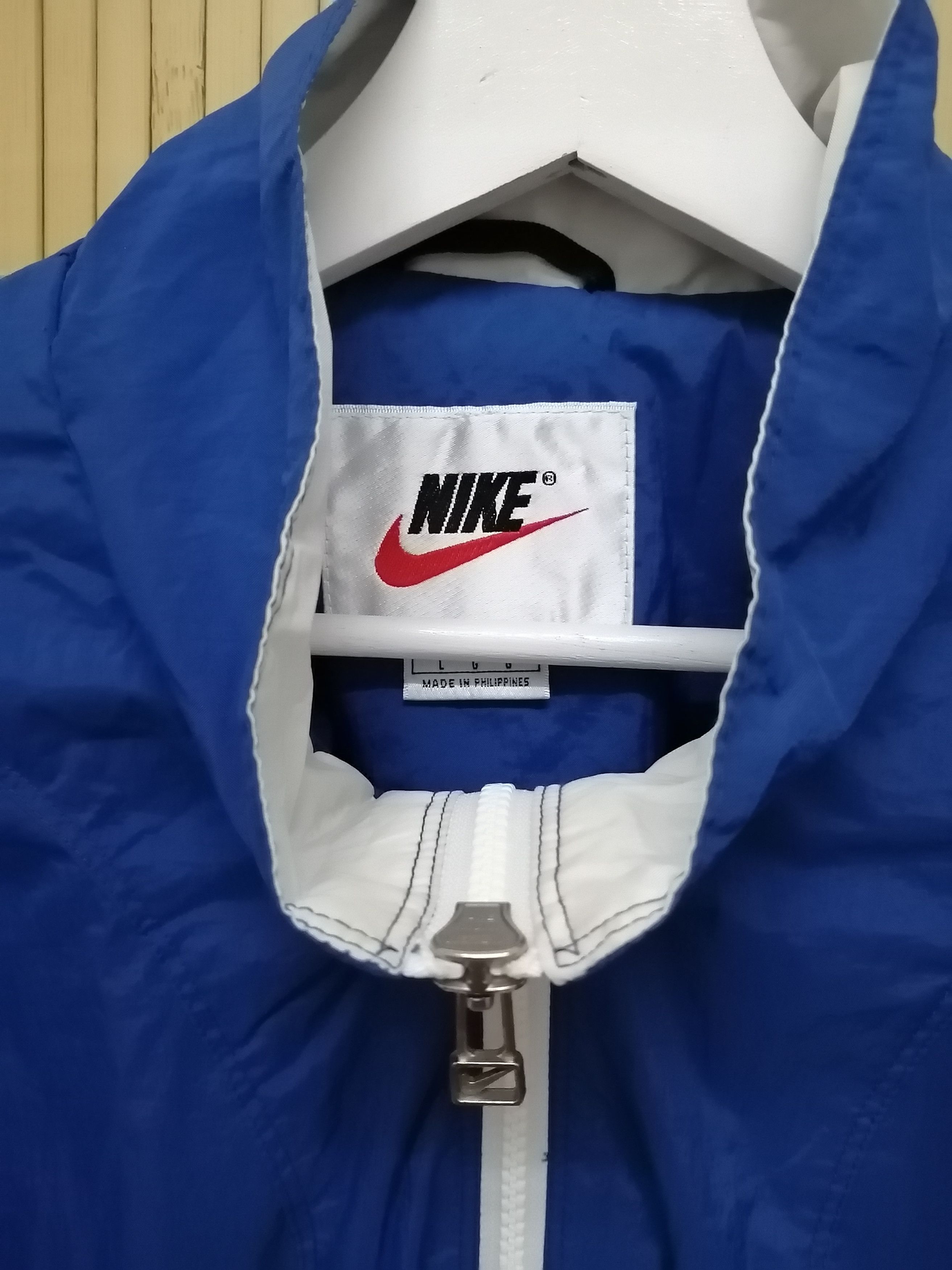 Nike Vintage NIKE Center Swoosh Half Zip Winbreaker Size US L / EU 52-54 / 3 - 7 Thumbnail