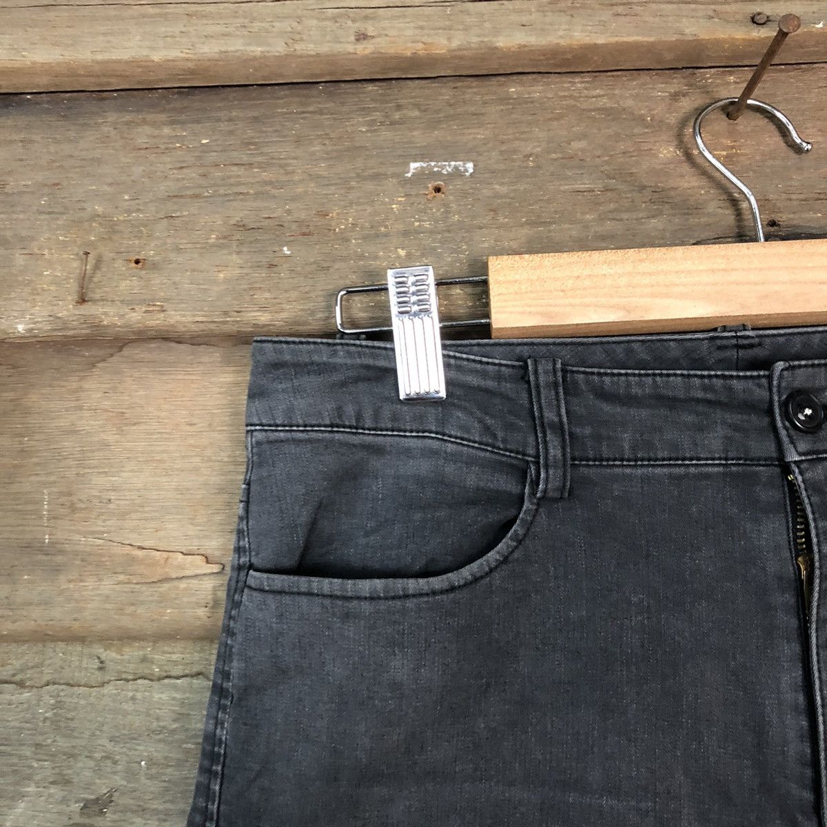 Japanese Brand DLL Green Eye Black Cargo utility Multipocket Pants #1536 Size 25" / US 0 / IT 36 - 6 Thumbnail