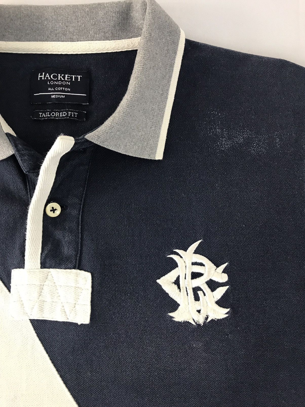 Hackett Hackett London Ringger Ring Big Logo Polo Design Size US M / EU 48-50 / 2 - 4 Thumbnail