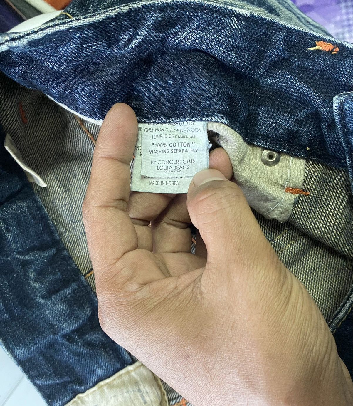 Hysteric Glamour × If Six Was Nine × Le Grande Bleu (L.G.B.) Japanese Yoshitomo Nara X Lolita Distressed Jeans Size US 32 / EU 48 - 9 Thumbnail