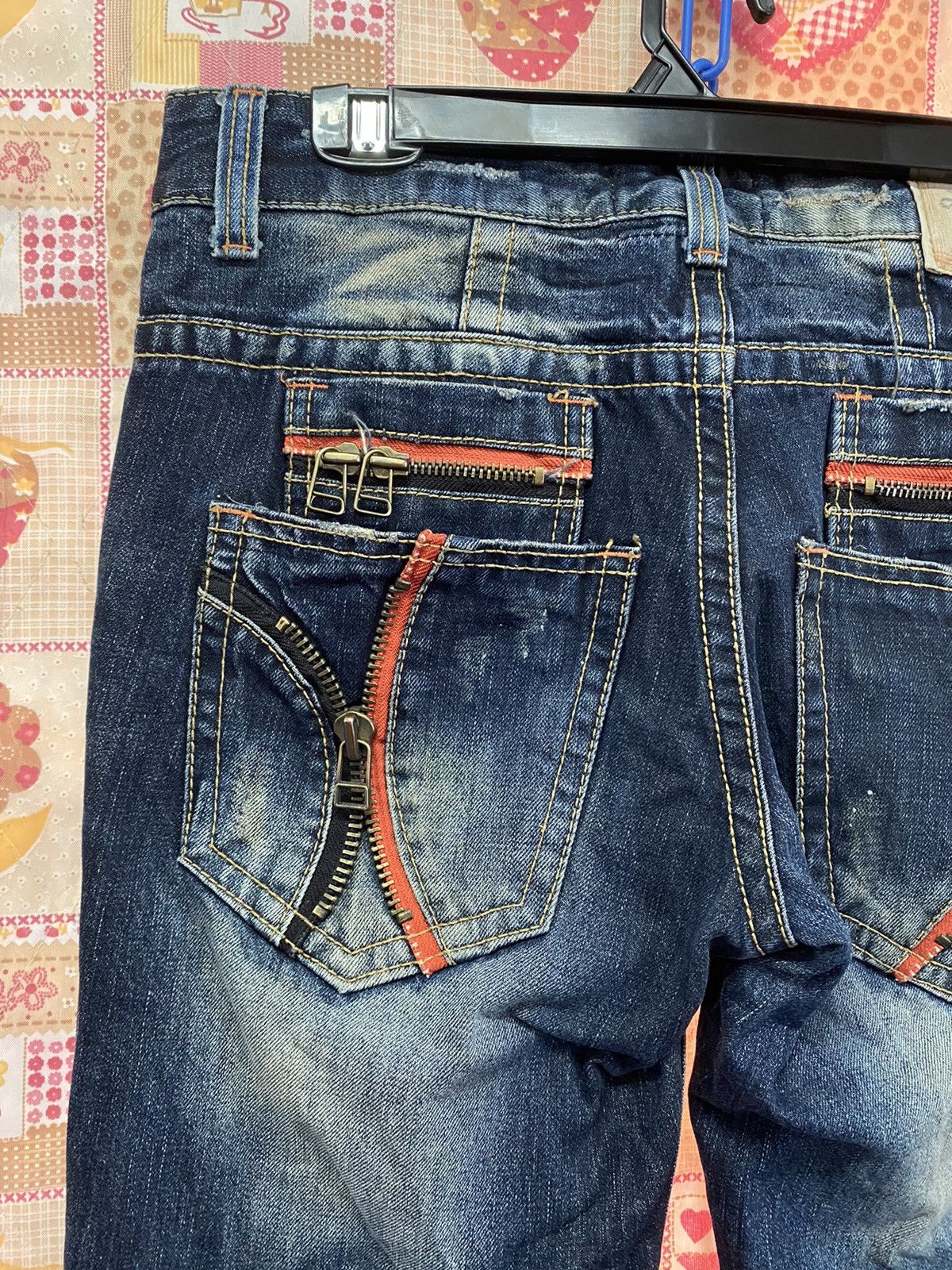Hysteric Glamour × If Six Was Nine × Le Grande Bleu (L.G.B.) Japanese Yoshitomo Nara X Lolita Distressed Jeans Size US 32 / EU 48 - 4 Thumbnail