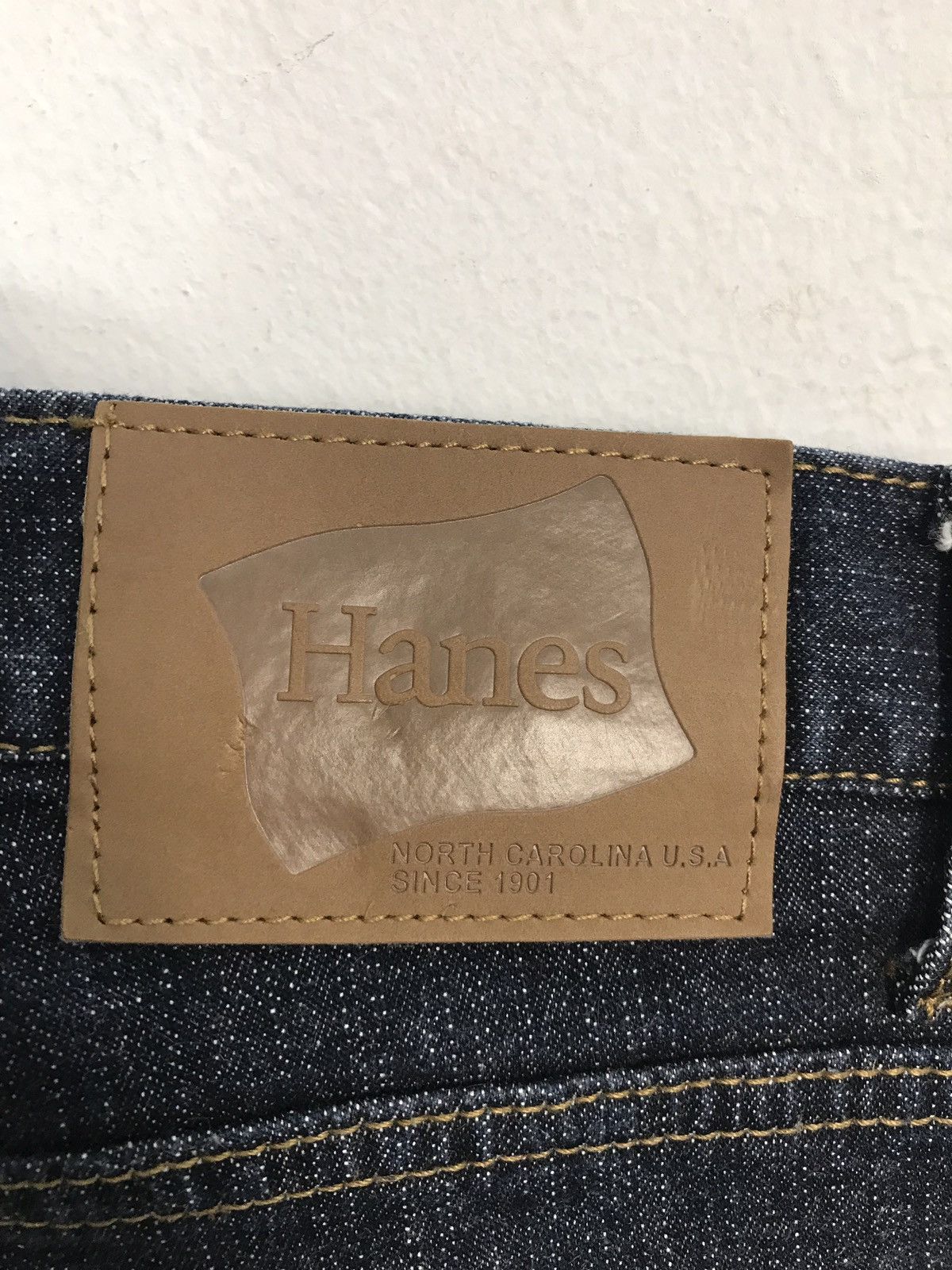 Hanes × Japanese Brand Vintage Hanes Indigo Denim Jeans Size US 33 - 12 Thumbnail