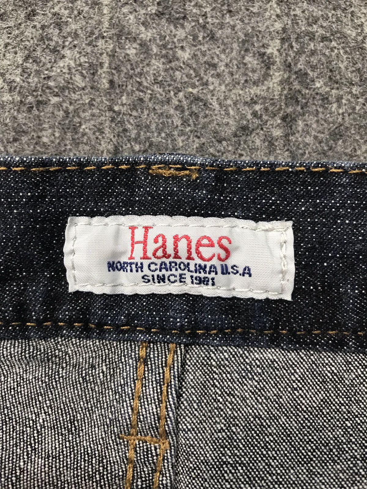 Hanes × Japanese Brand Vintage Hanes Indigo Denim Jeans Size US 33 - 13 Thumbnail