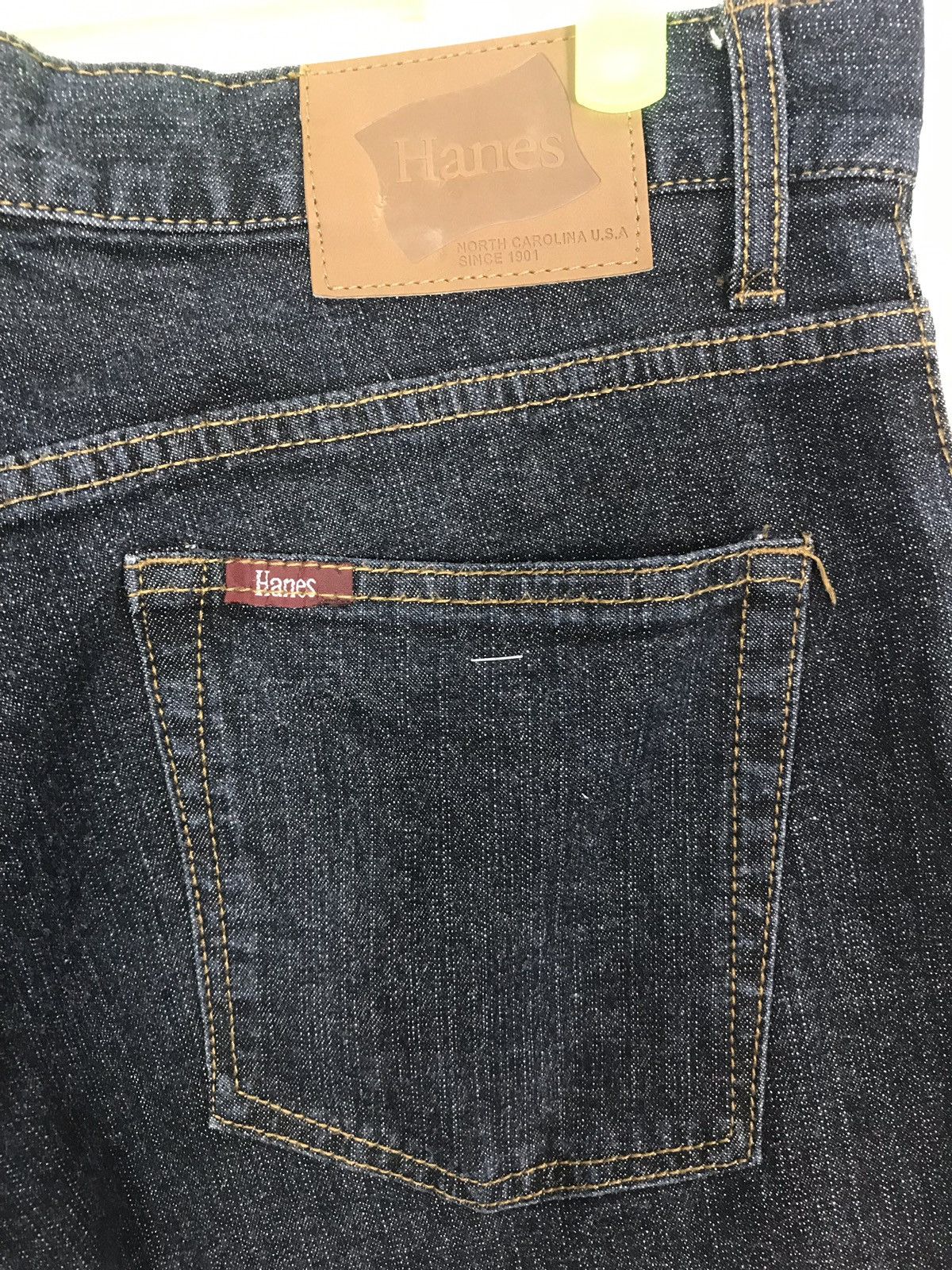 Hanes × Japanese Brand Vintage Hanes Indigo Denim Jeans Size US 33 - 9 Thumbnail