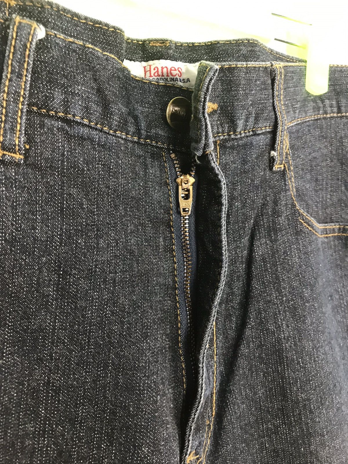 Hanes × Japanese Brand Vintage Hanes Indigo Denim Jeans Size US 33 - 7 Thumbnail