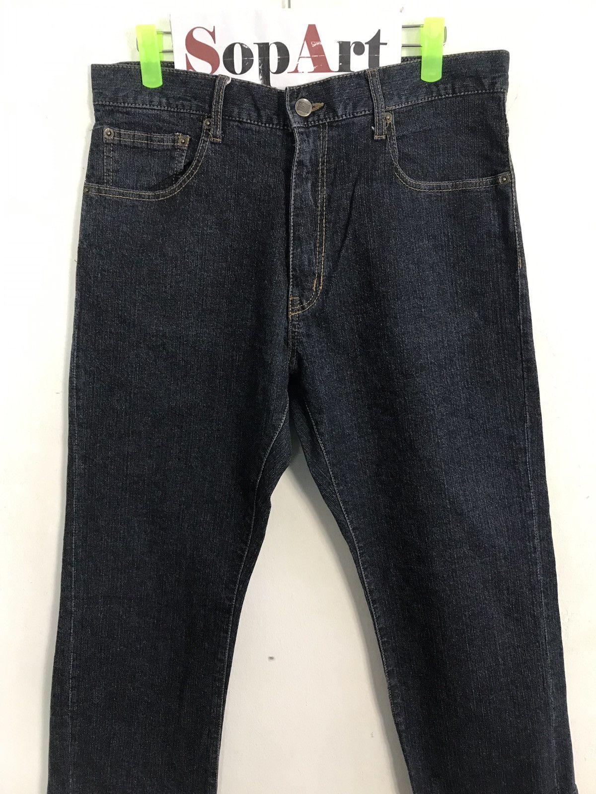 Hanes × Japanese Brand Vintage Hanes Indigo Denim Jeans Size US 33 - 3 Thumbnail