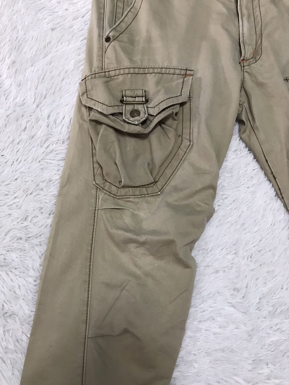 Edwin Edwin Cargo Pant The Cutting Edge New Vtg Khaki Size US 35 - 6 Thumbnail