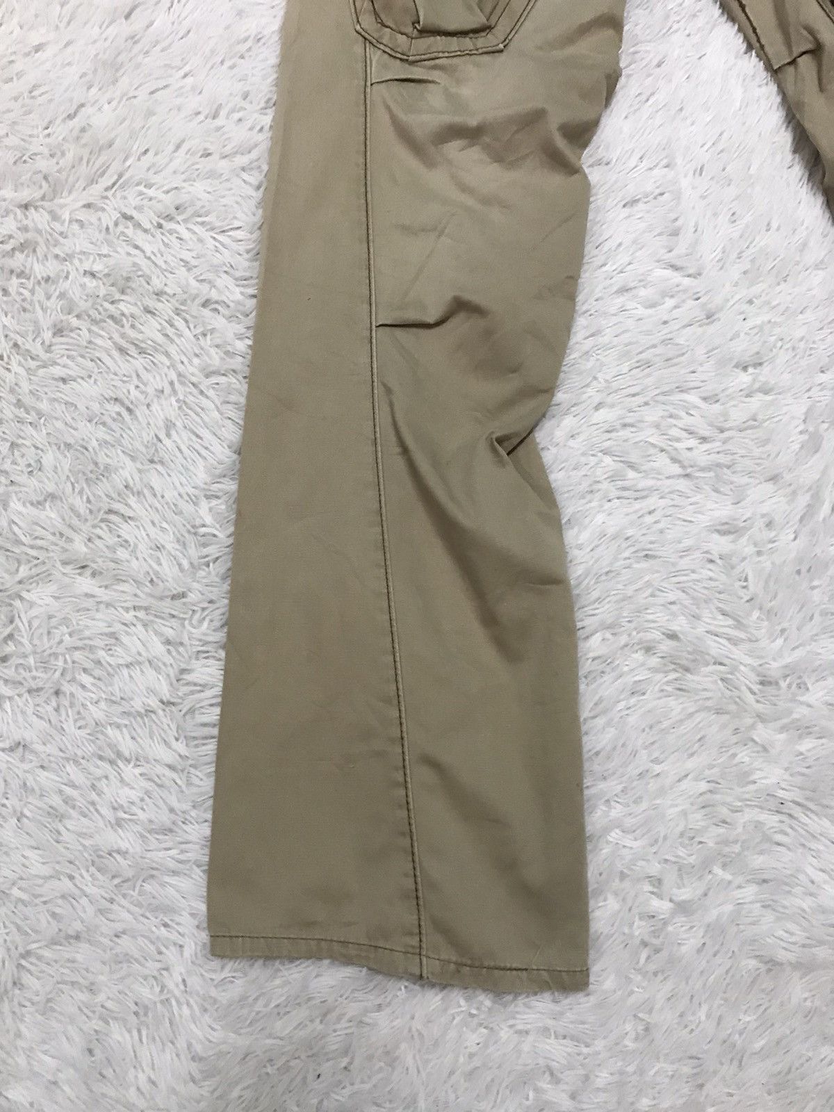 Edwin Edwin Cargo Pant The Cutting Edge New Vtg Khaki Size US 35 - 3 Thumbnail