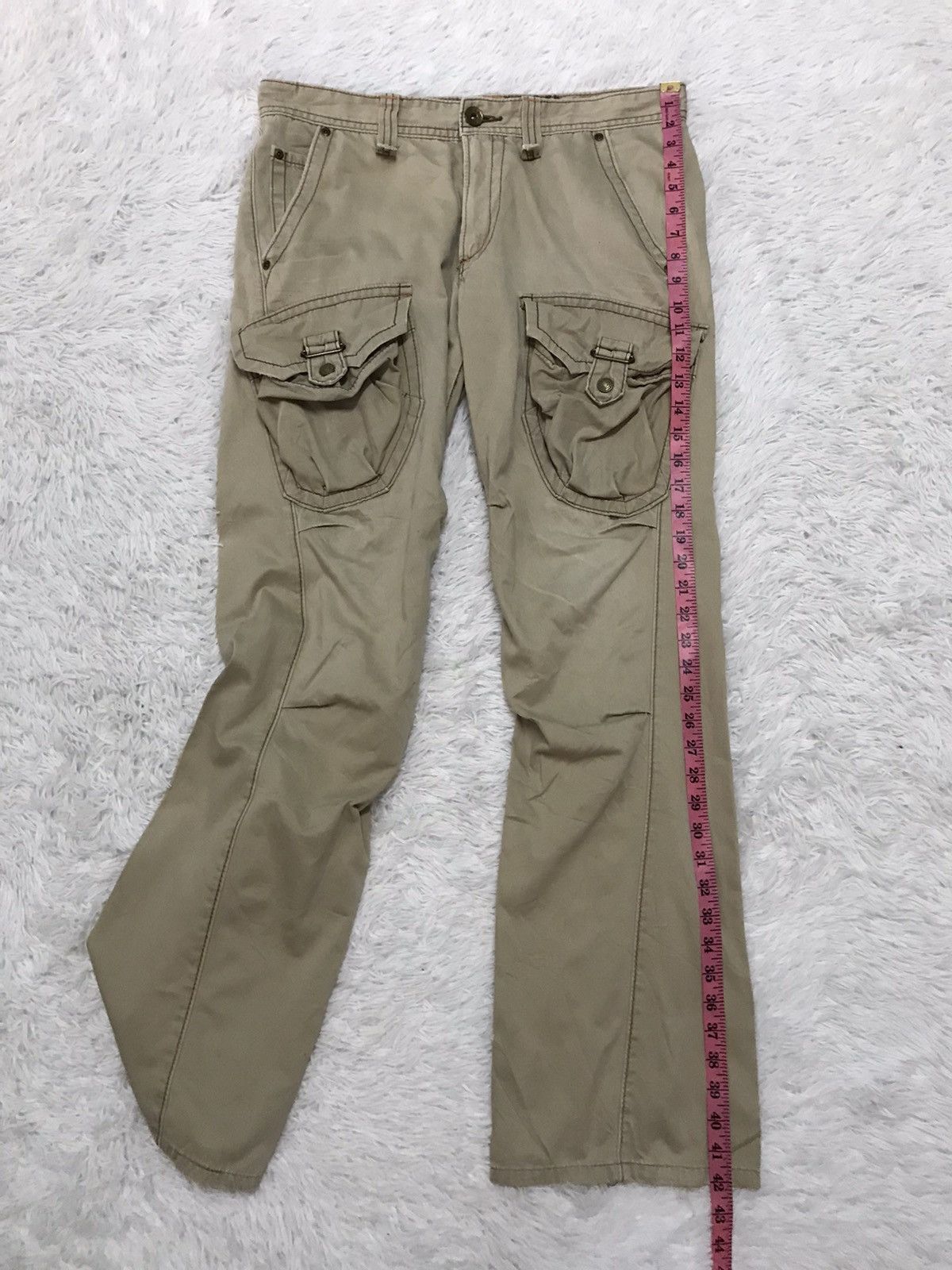 Edwin Edwin Cargo Pant The Cutting Edge New Vtg Khaki Size US 35 - 22 Thumbnail