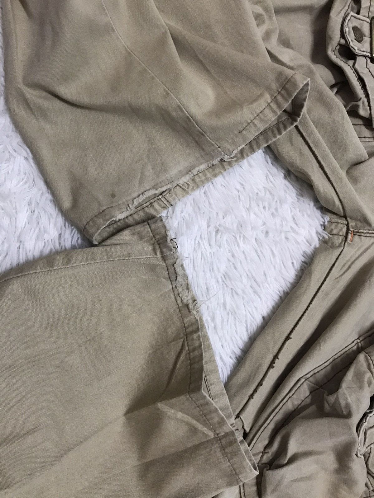 Edwin Edwin Cargo Pant The Cutting Edge New Vtg Khaki Size US 35 - 17 Thumbnail