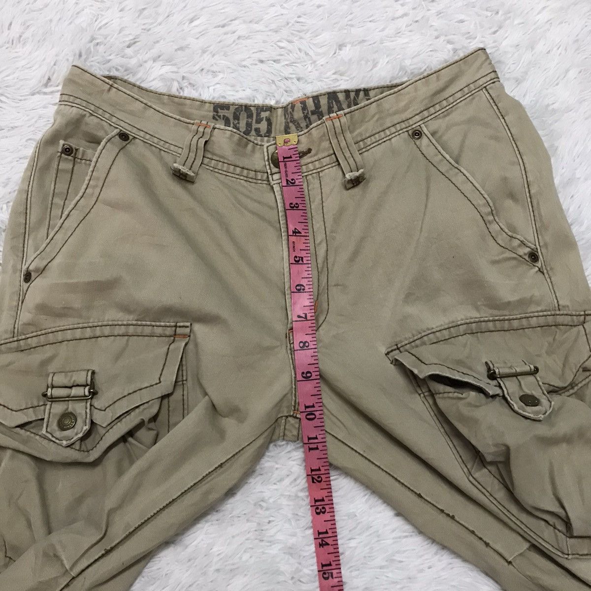 Edwin Edwin Cargo Pant The Cutting Edge New Vtg Khaki Size US 35 - 24 Thumbnail