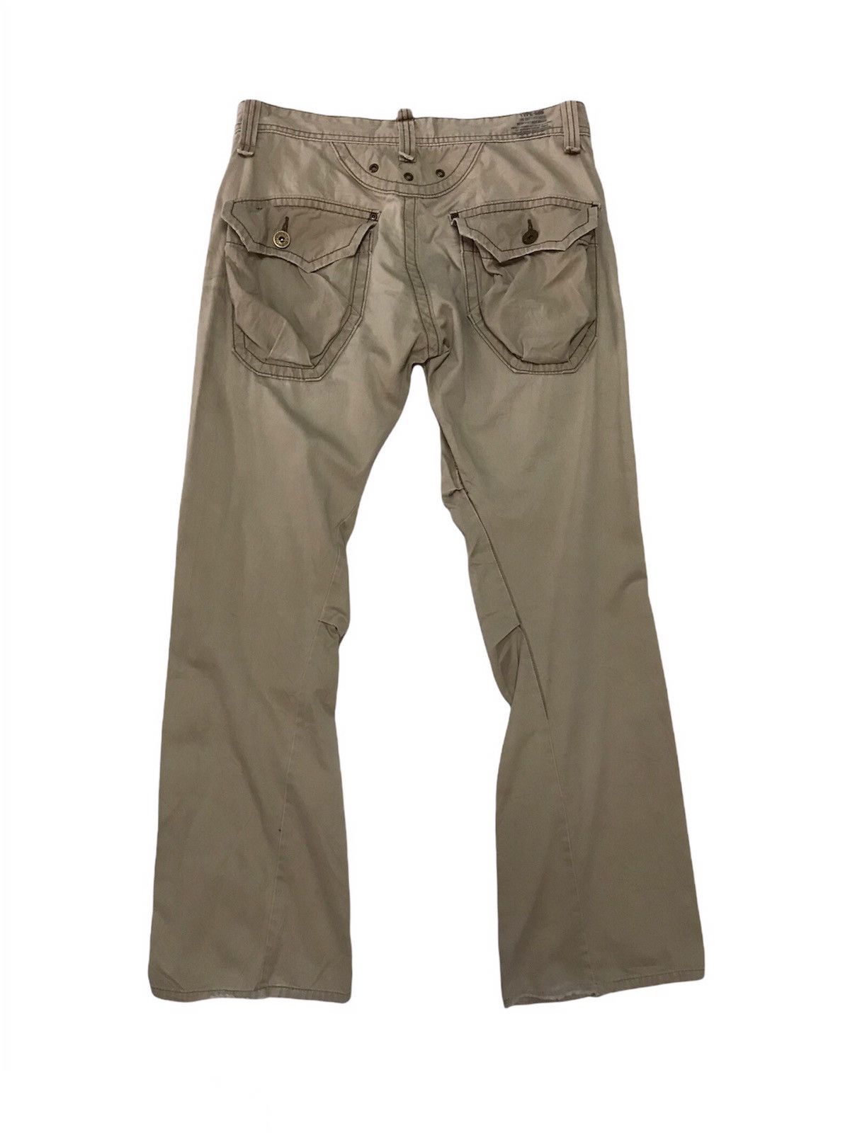 Edwin Edwin Cargo Pant The Cutting Edge New Vtg Khaki Size US 35 - 2 Thumbnail