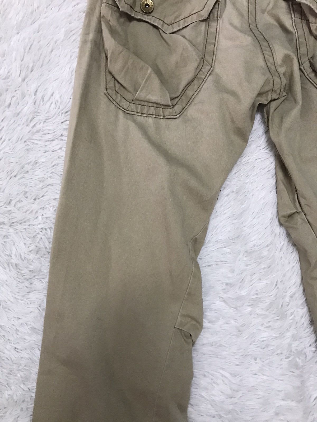 Edwin Edwin Cargo Pant The Cutting Edge New Vtg Khaki Size US 35 - 13 Thumbnail