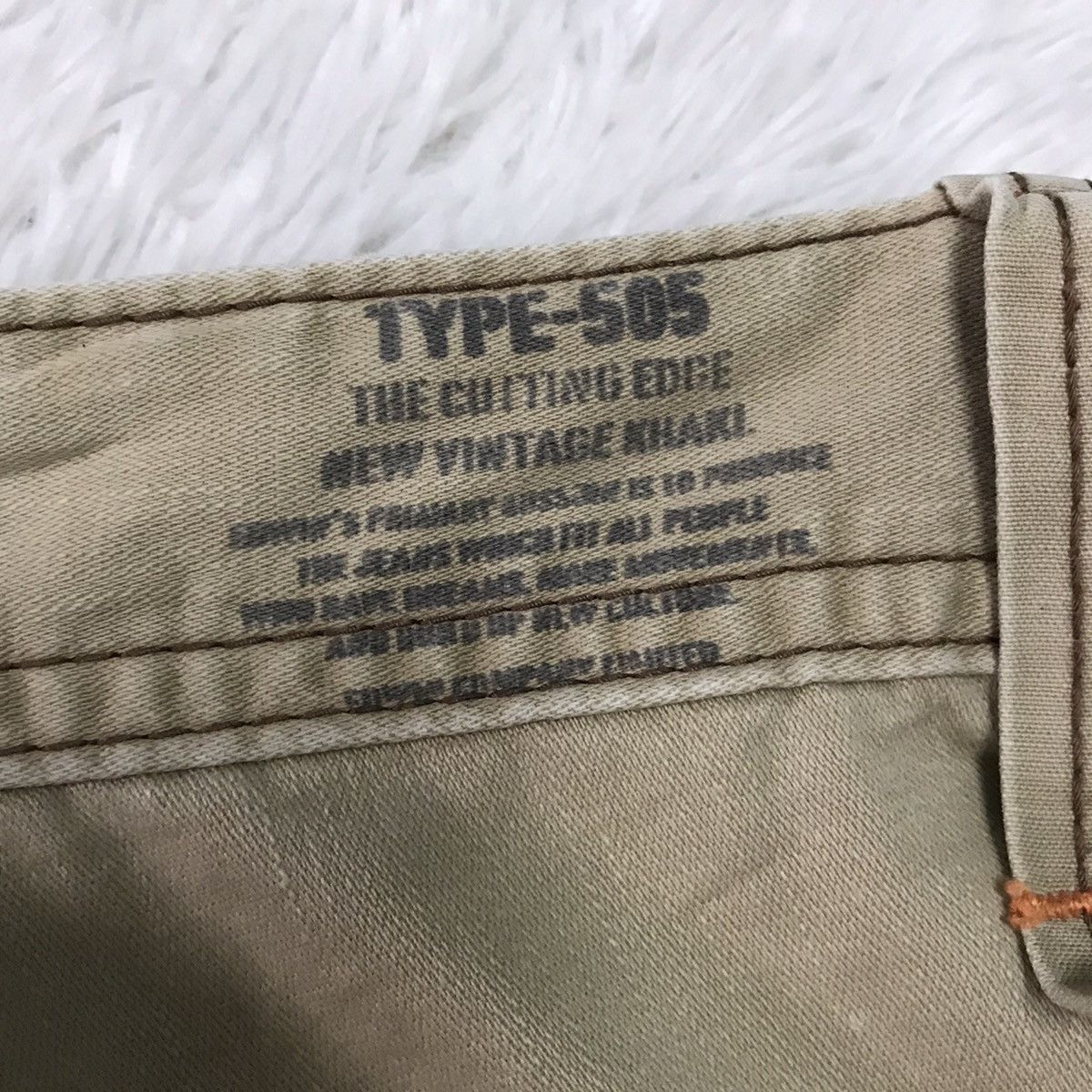 Edwin Edwin Cargo Pant The Cutting Edge New Vtg Khaki Size US 35 - 16 Thumbnail