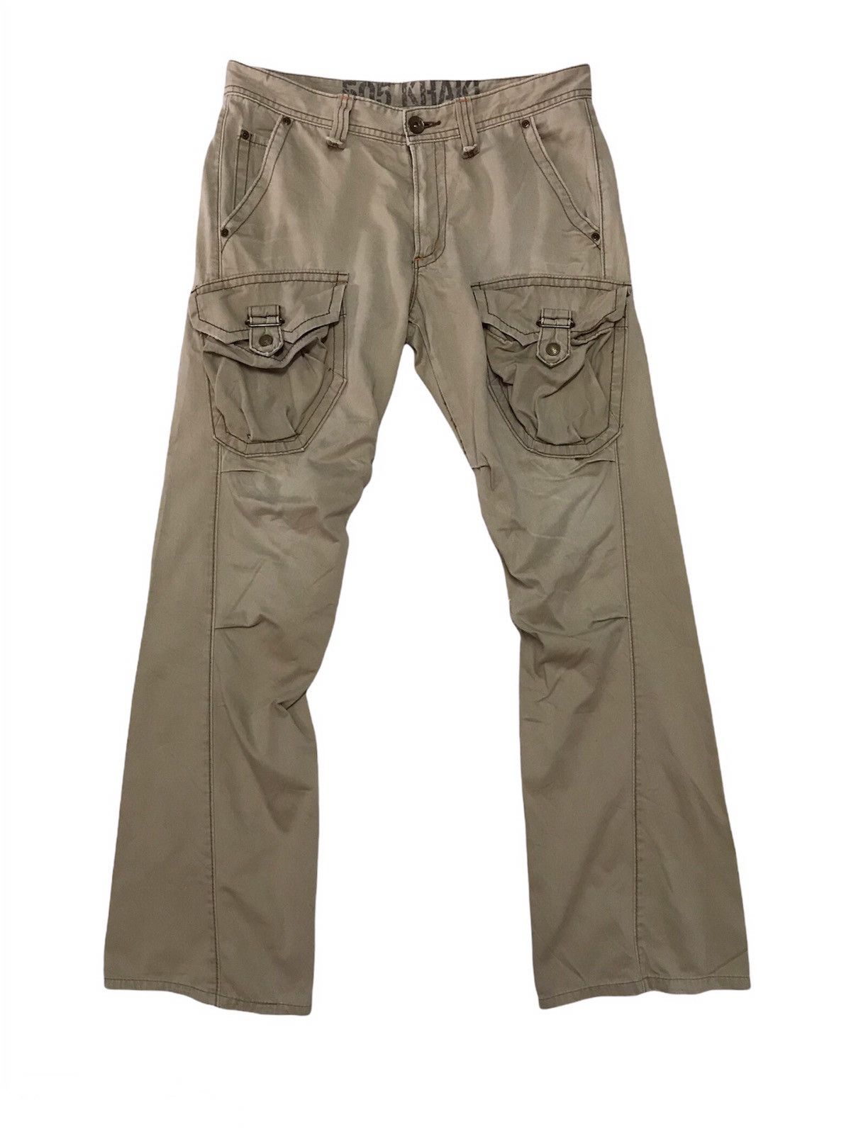 Edwin Edwin Cargo Pant The Cutting Edge New Vtg Khaki Size US 35 - 1 Thumbnail