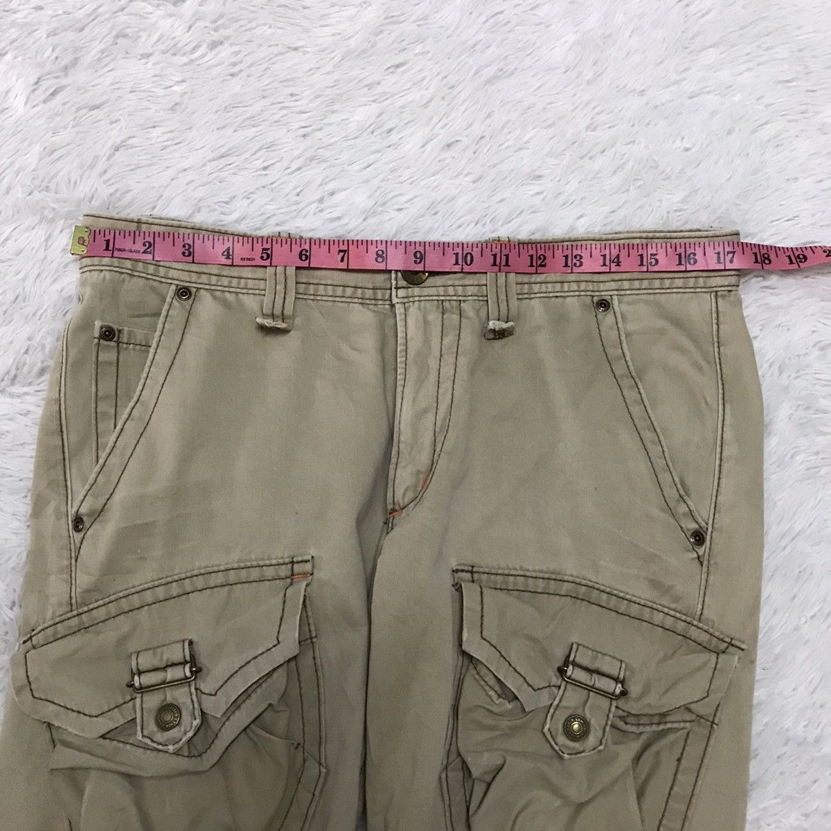 Edwin Edwin Cargo Pant The Cutting Edge New Vtg Khaki Size US 35 - 21 Thumbnail