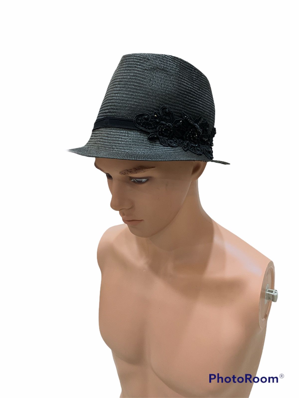 Hysteric Glamour HYSTERIC GLAMOUR FLORAL MOTIVE WITH STONES STRAW HAT Size ONE SIZE - 1 Thumbnail