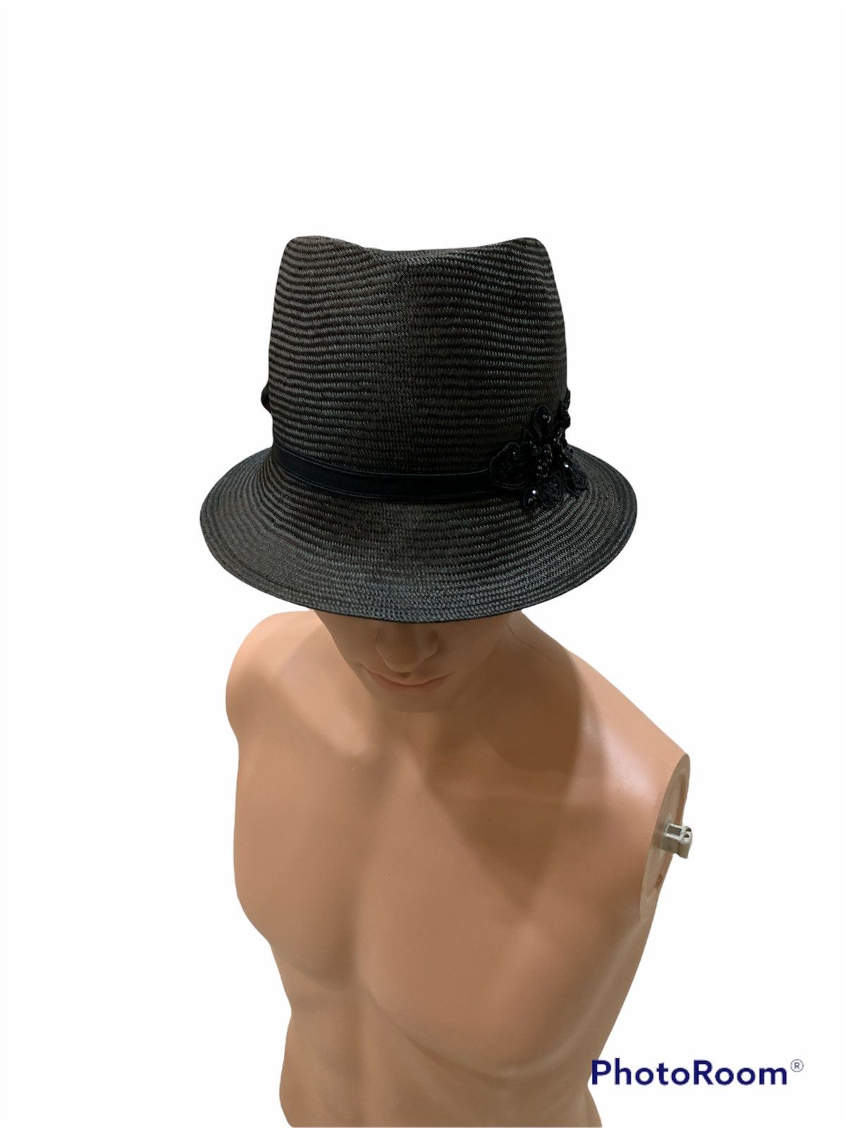 Hysteric Glamour HYSTERIC GLAMOUR FLORAL MOTIVE WITH STONES STRAW HAT Size ONE SIZE - 3 Thumbnail