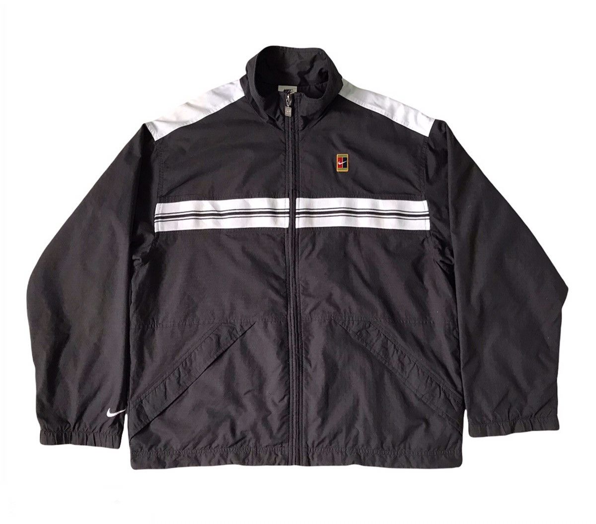 Nike Vtg 90s Nike Court Small Logo Jacket Size US M / EU 48-50 / 2 - 1 Thumbnail