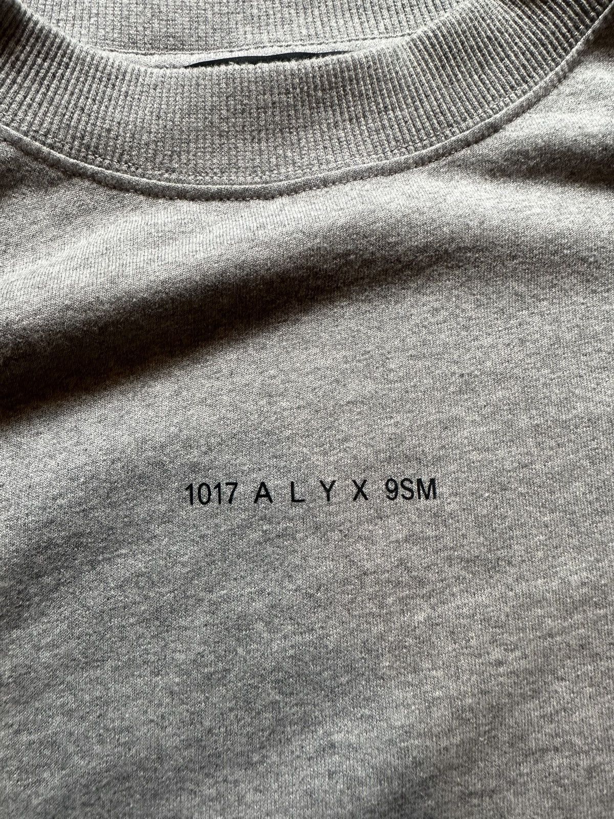 image of 1017 Alyx 9Sm Alyx Longsleeve in Grey, Men's (Size XL)