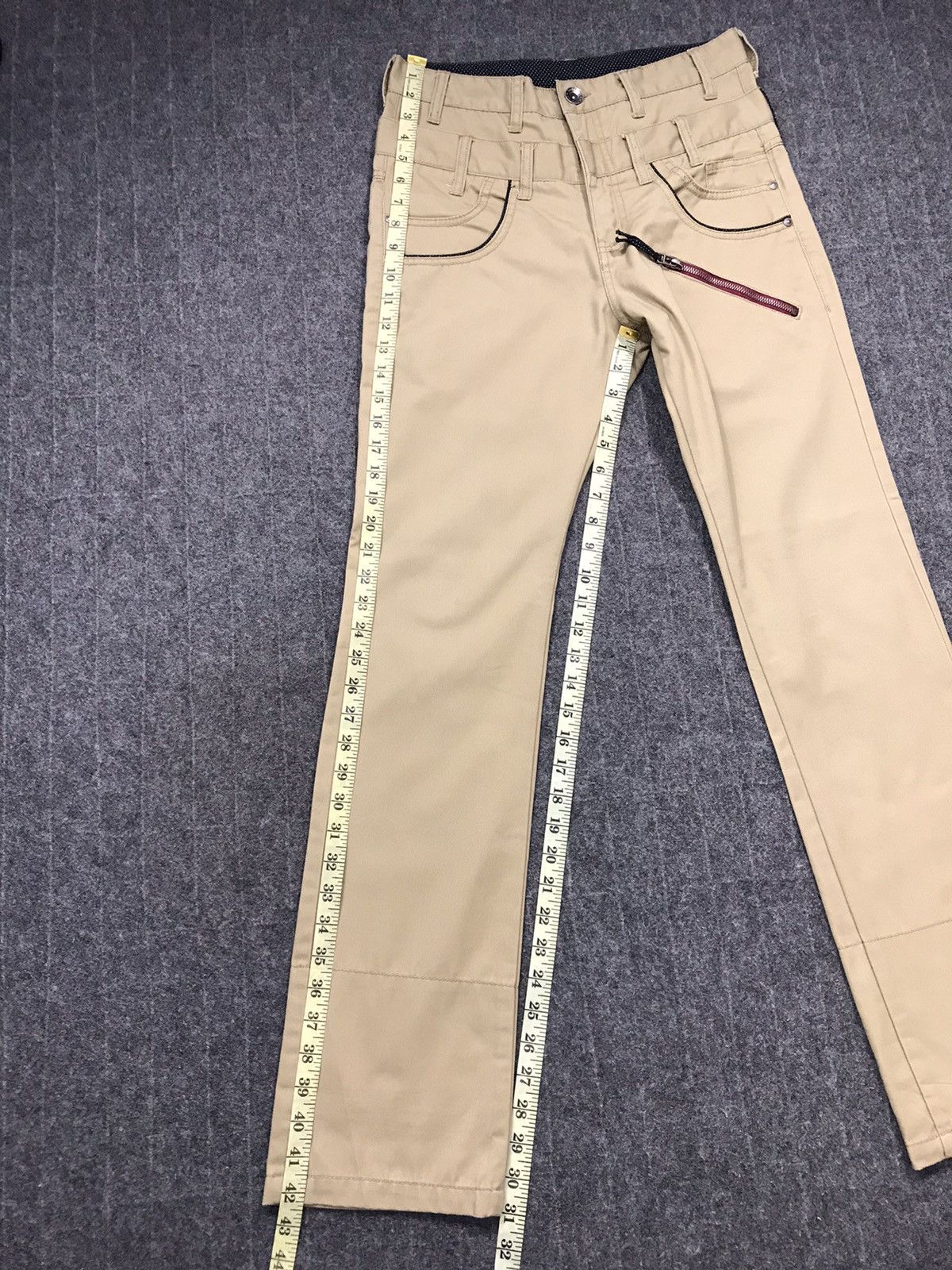 Japanese Brand Rare DoubleFocus Casual Pants Pocket Design Size US 30 / EU 46 - 16 Thumbnail
