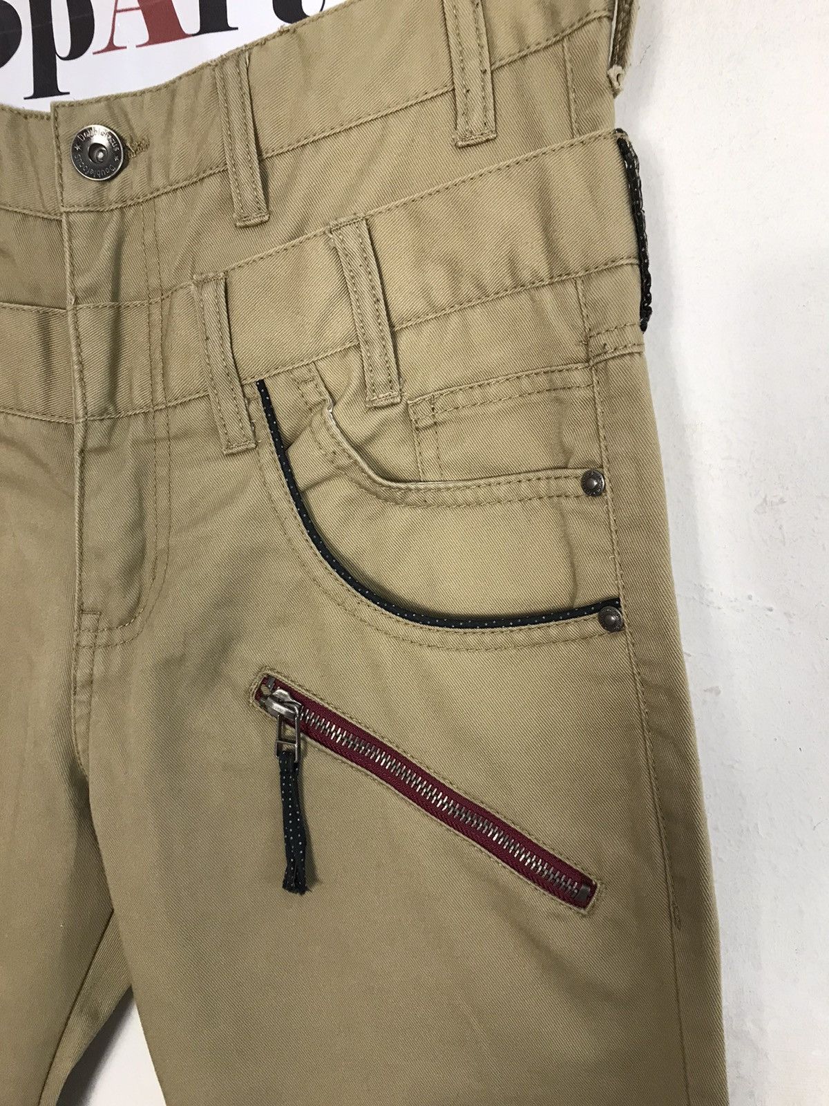 Japanese Brand Rare DoubleFocus Casual Pants Pocket Design Size US 30 / EU 46 - 5 Thumbnail