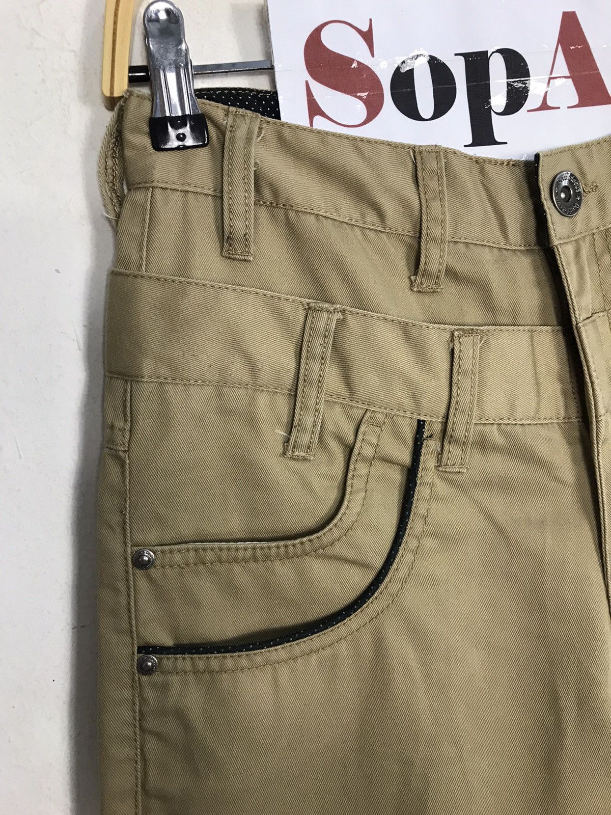 Japanese Brand Rare DoubleFocus Casual Pants Pocket Design Size US 30 / EU 46 - 8 Thumbnail