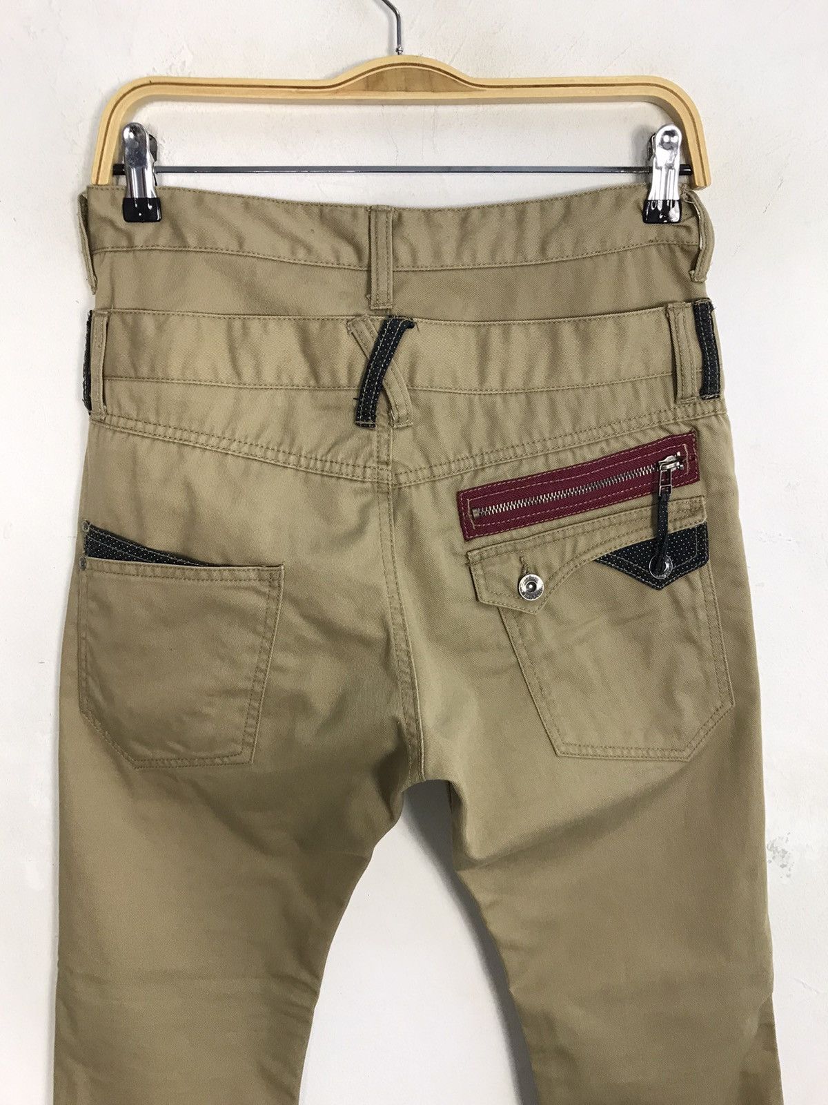 Japanese Brand Rare DoubleFocus Casual Pants Pocket Design Size US 30 / EU 46 - 10 Thumbnail