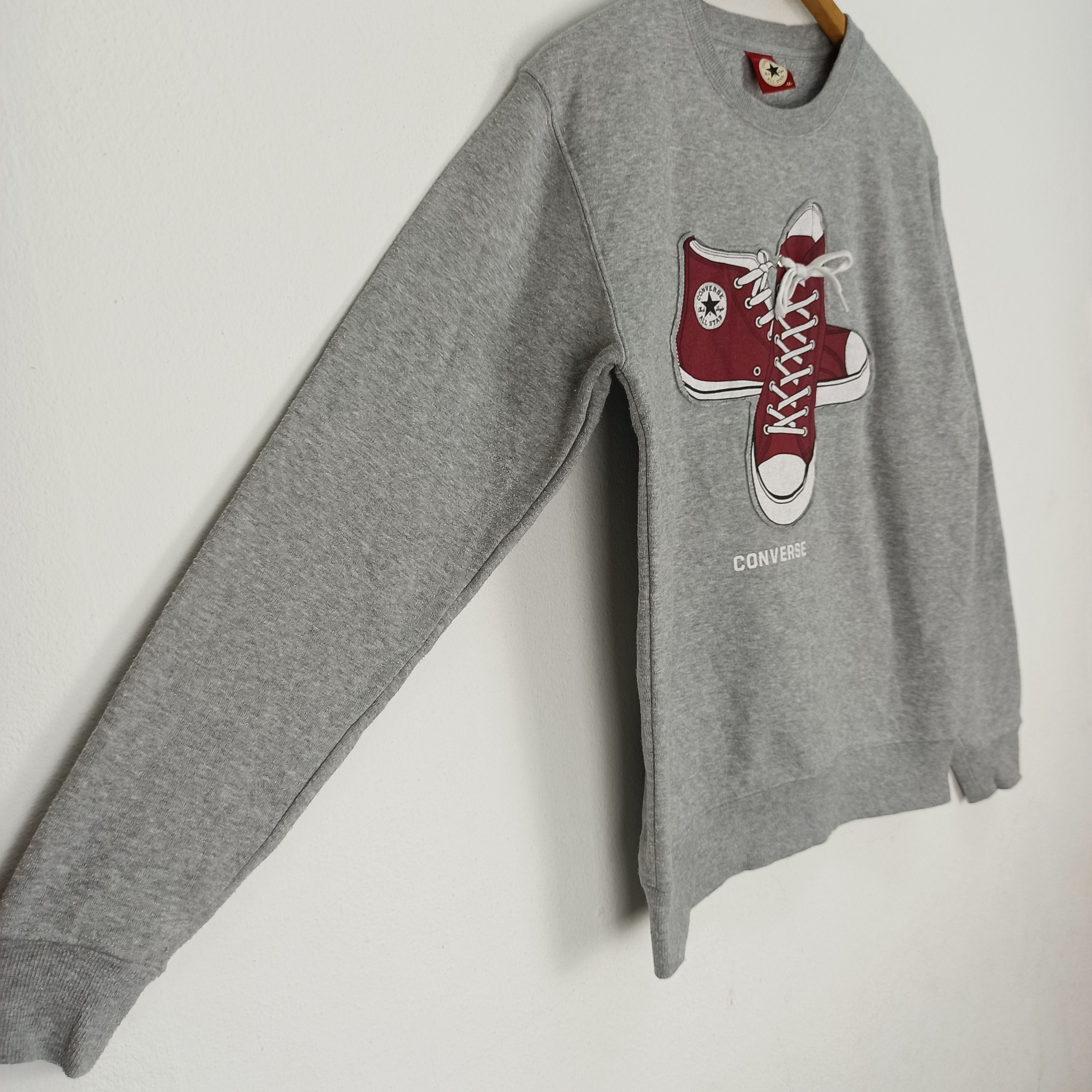 Converse 🔥Rare🔥 Converse Sweatshirt Crewneck Big Logo Size US M / EU 48-50 / 2 - 4 Thumbnail