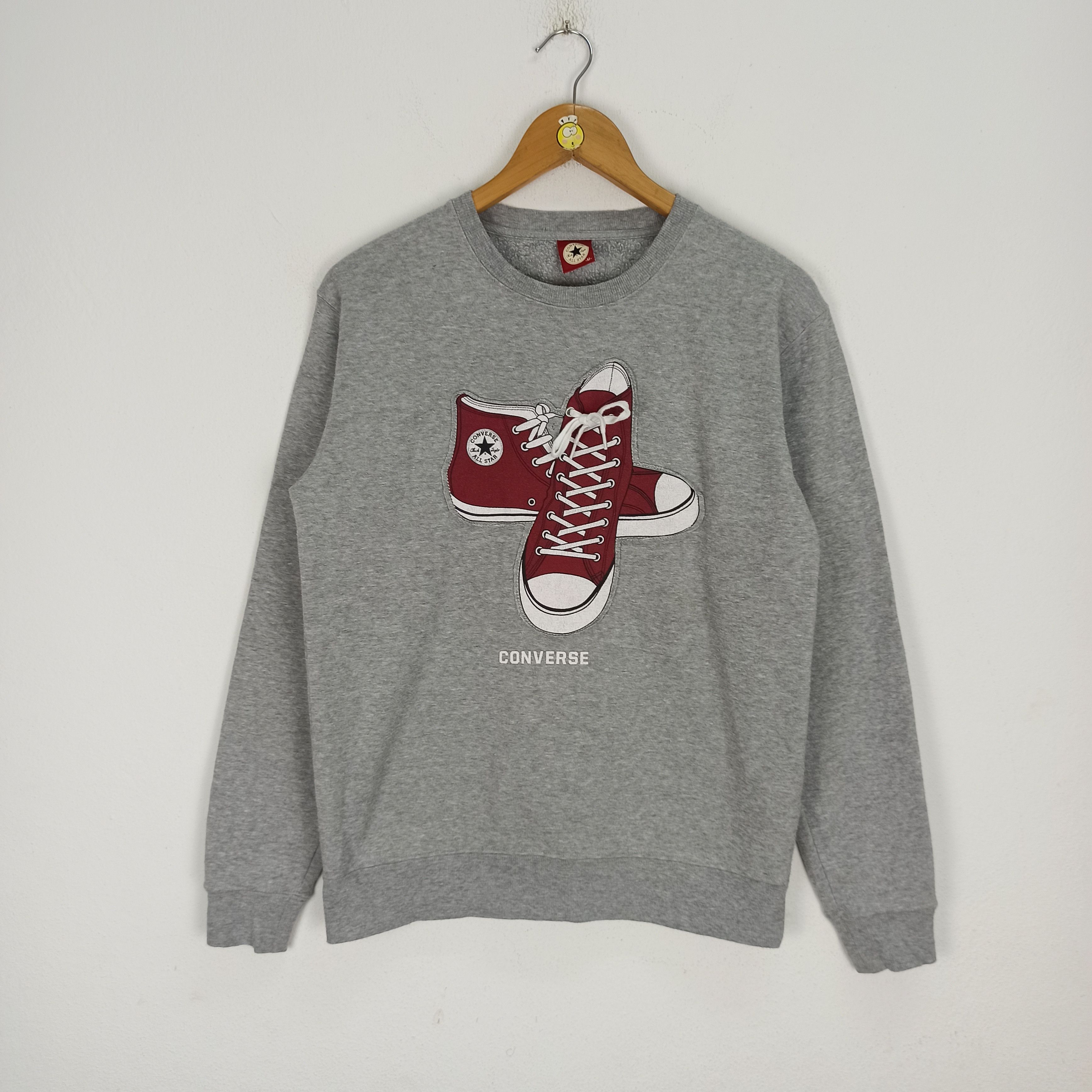 Converse 🔥Rare🔥 Converse Sweatshirt Crewneck Big Logo Size US M / EU 48-50 / 2 - 1 Thumbnail