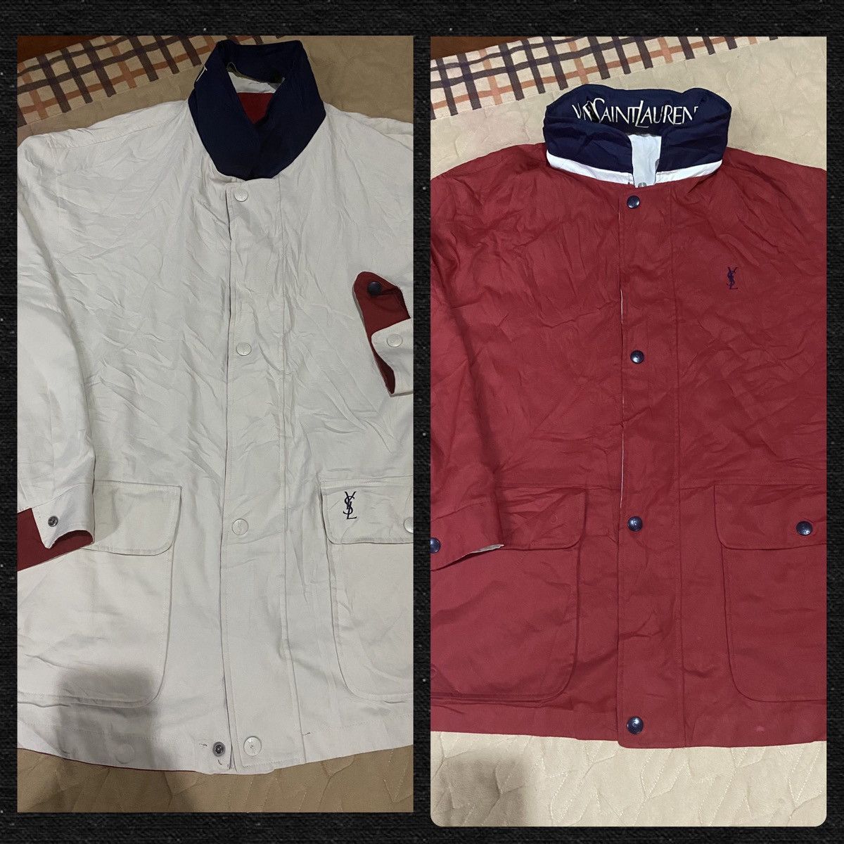 Designer × Yves Saint Laurent Reversible YSL jackets Size US XXL / EU 58 / 5 - 1 Thumbnail