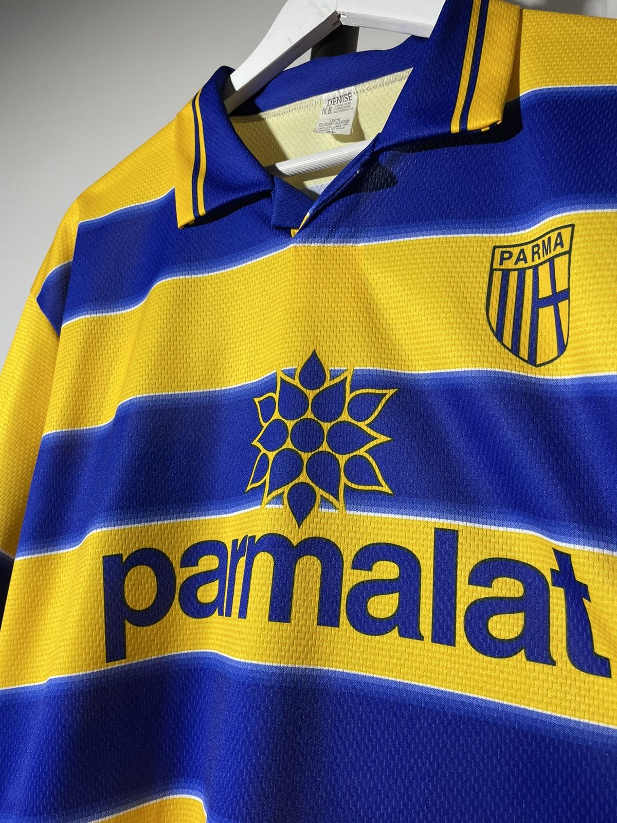 Vintage PARMA #9 HARTWIG Home Fan Version Jersey Shirt Size US XL / EU 56 / 4 - 5 Thumbnail