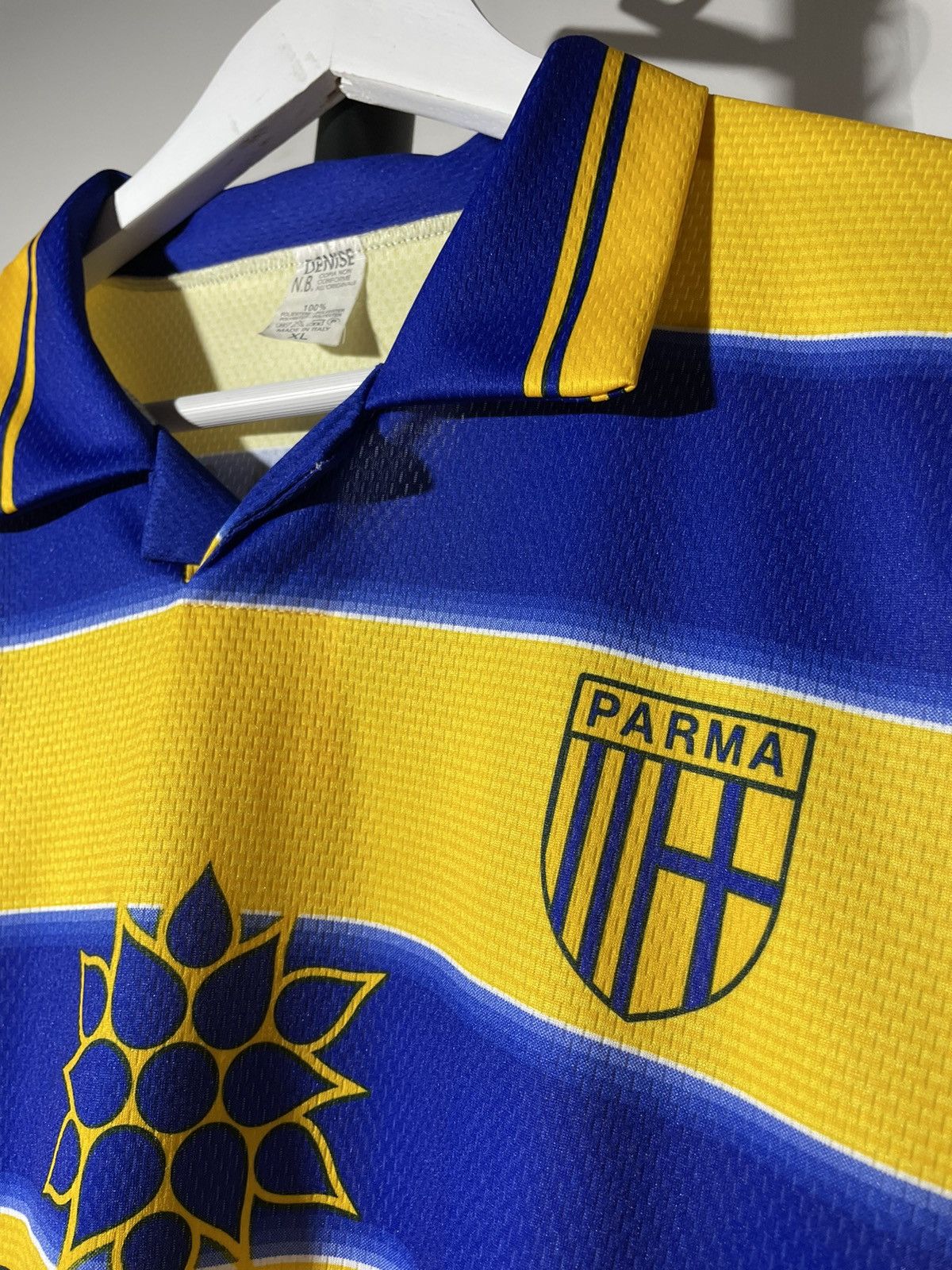 Vintage PARMA #9 HARTWIG Home Fan Version Jersey Shirt Size US XL / EU 56 / 4 - 6 Thumbnail