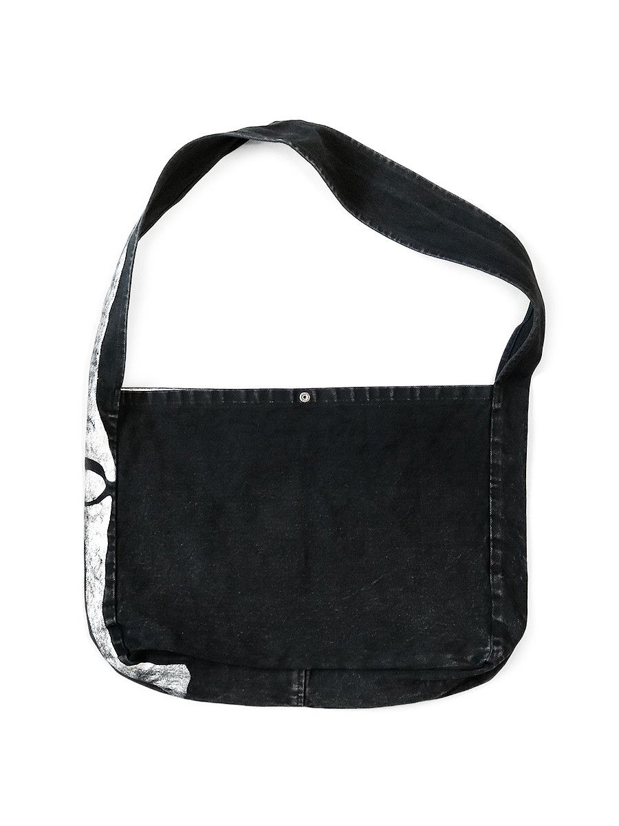Kapital Kapital 14oz Black Denim Bone Print Book Bag Size ONE SIZE - 5 Thumbnail