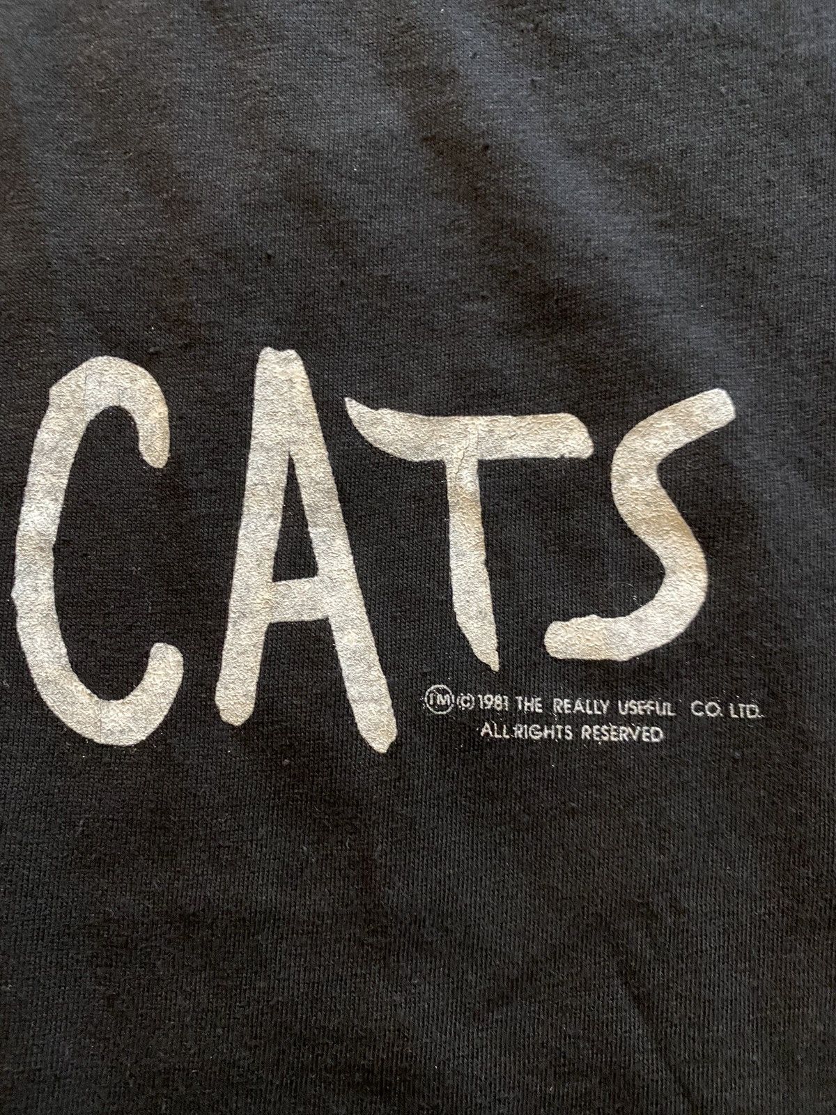 Vintage Vintage ‘81 Cats the Musical Double Sided Single Stitch Tee Size US M / EU 48-50 / 2 - 3 Thumbnail