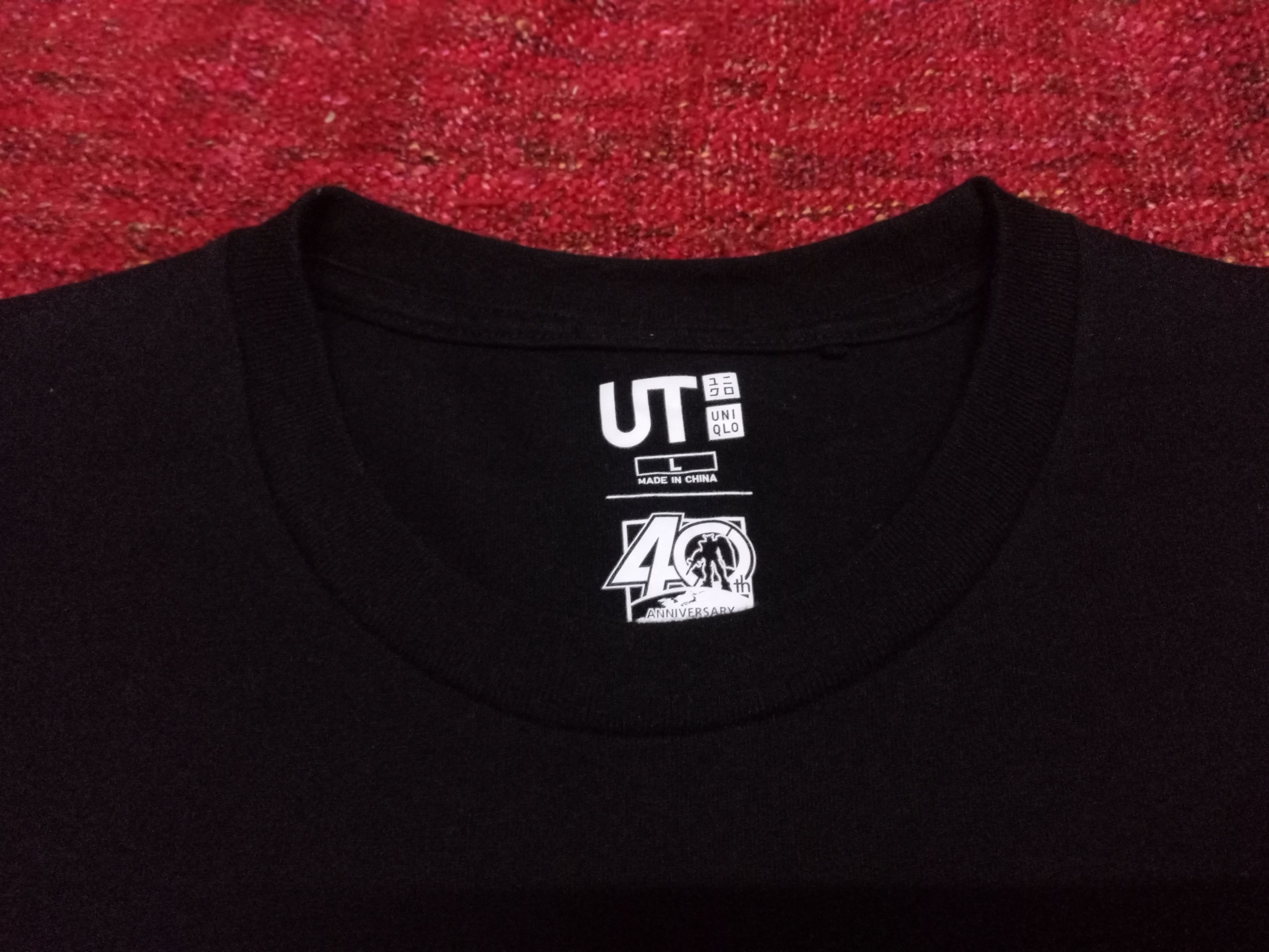 Anime × Cartoon Network × Japanese Brand Rare 40th anniversary Gunpla Gundam Tee Evangelion Macross Size US L / EU 52-54 / 3 - 4 Thumbnail