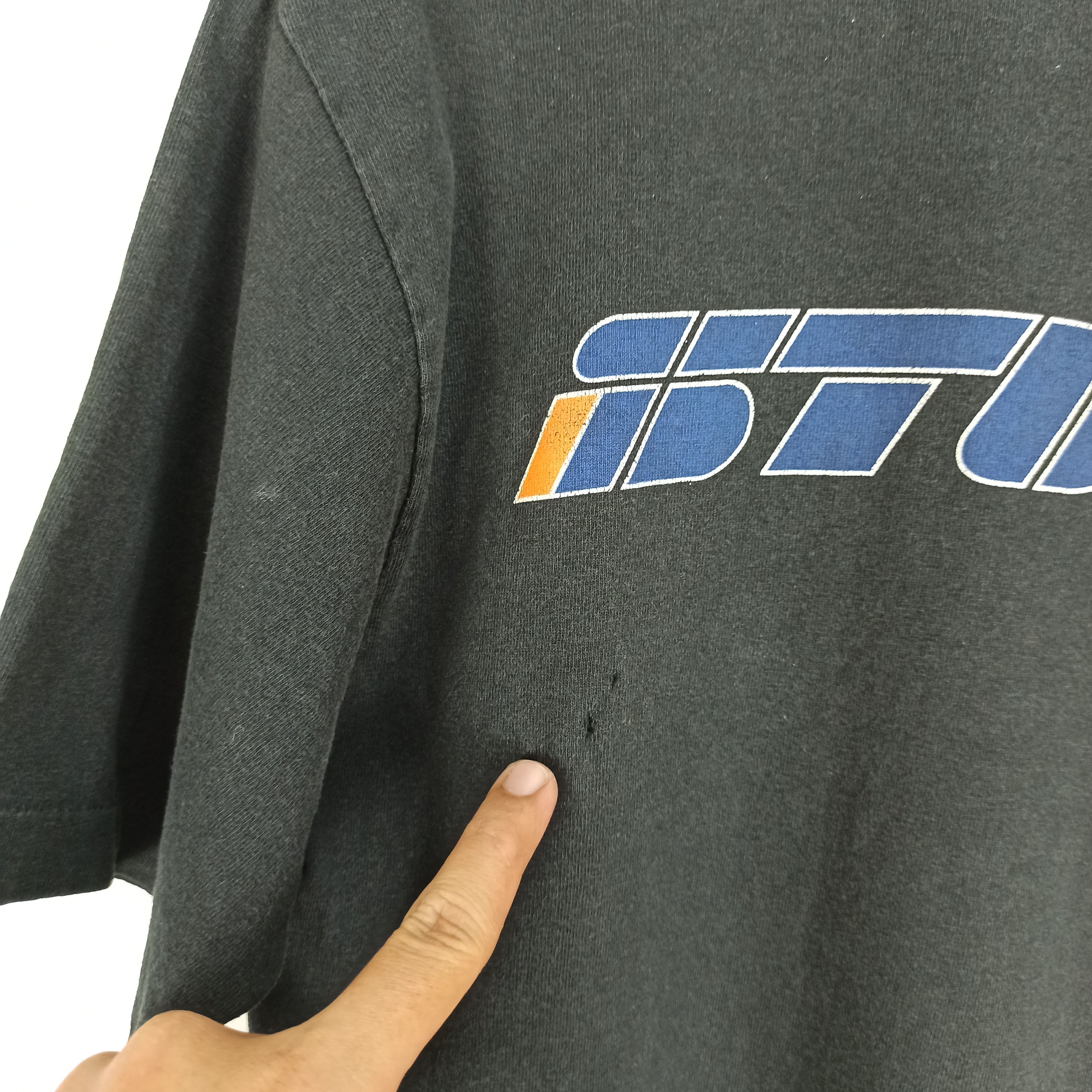 Stussy thrashed Vintage 90s Stussy Skateboard Rare Tee Size US M / EU 48-50 / 2 - 9 Thumbnail