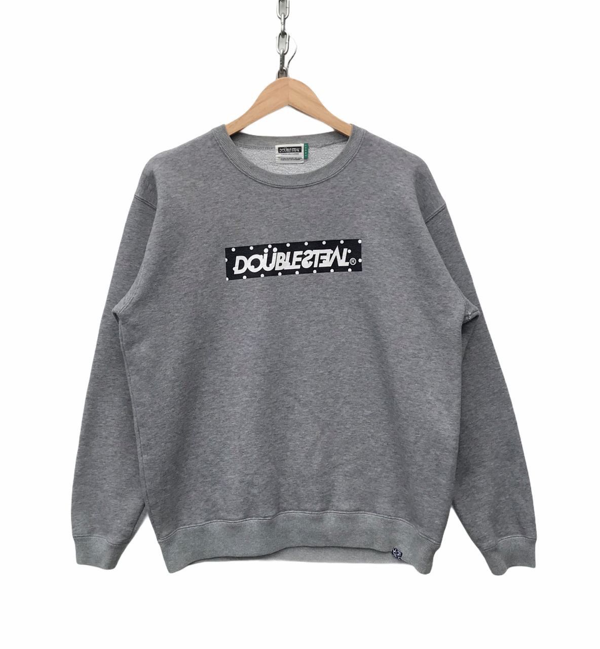 Japanese Brand Double Steal Japanese Brand Streetwear Box Logo Sweatshirt Size US M / EU 48-50 / 2 - 1 Thumbnail