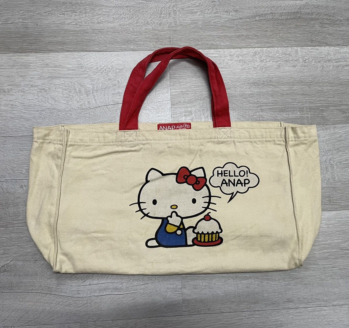 Anime anap X hello kitty tote bag Size ONE SIZE - 1 Thumbnail