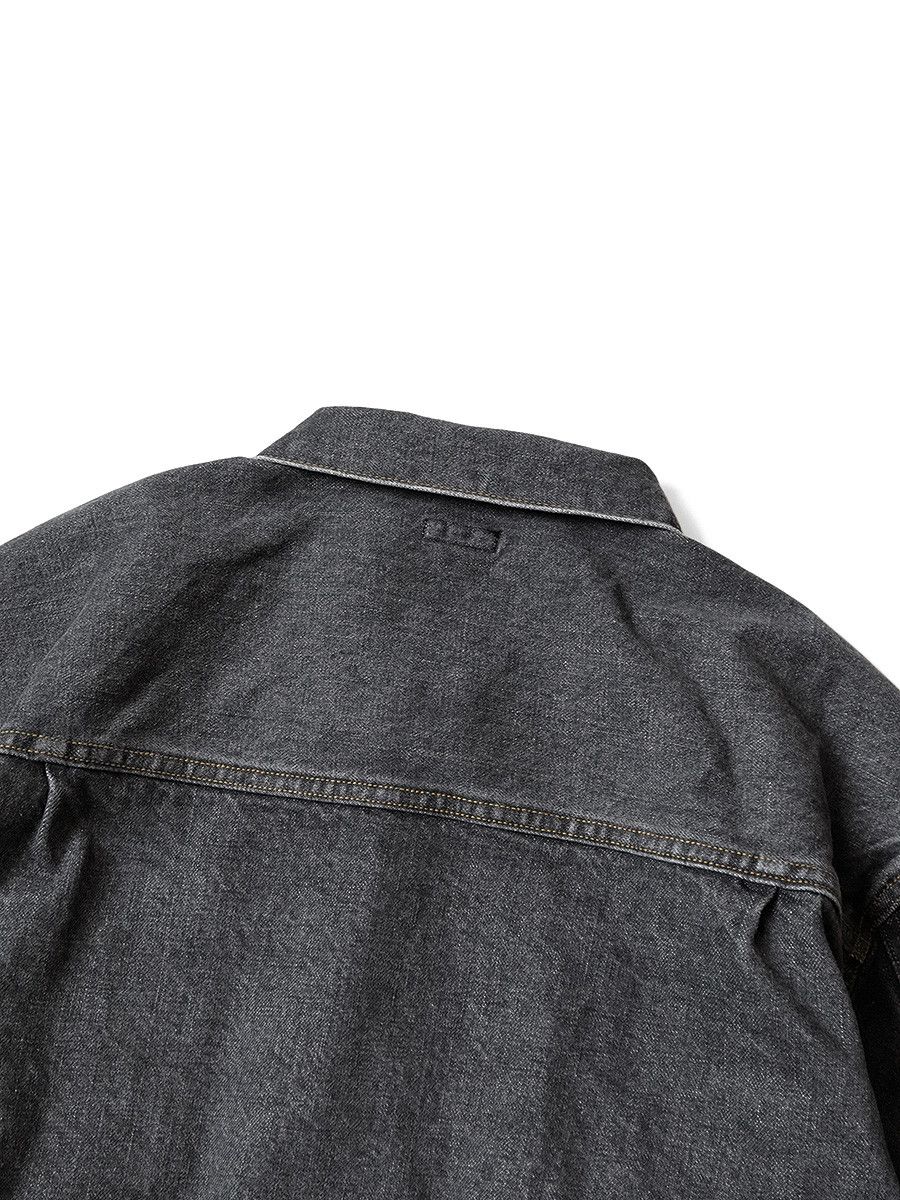 Kapital Kapital 14oz Black Denim Lace Up 2nd Jacket Size US L / EU 52-54 / 3 - 10 Thumbnail