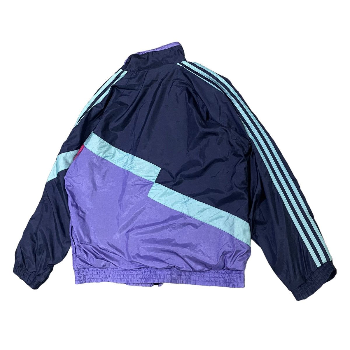 Adidas × Vintage 💥 80s Adidas Trainer Retro Multicolour Windbreaker Jacket Size US L / EU 52-54 / 3 - 10 Thumbnail