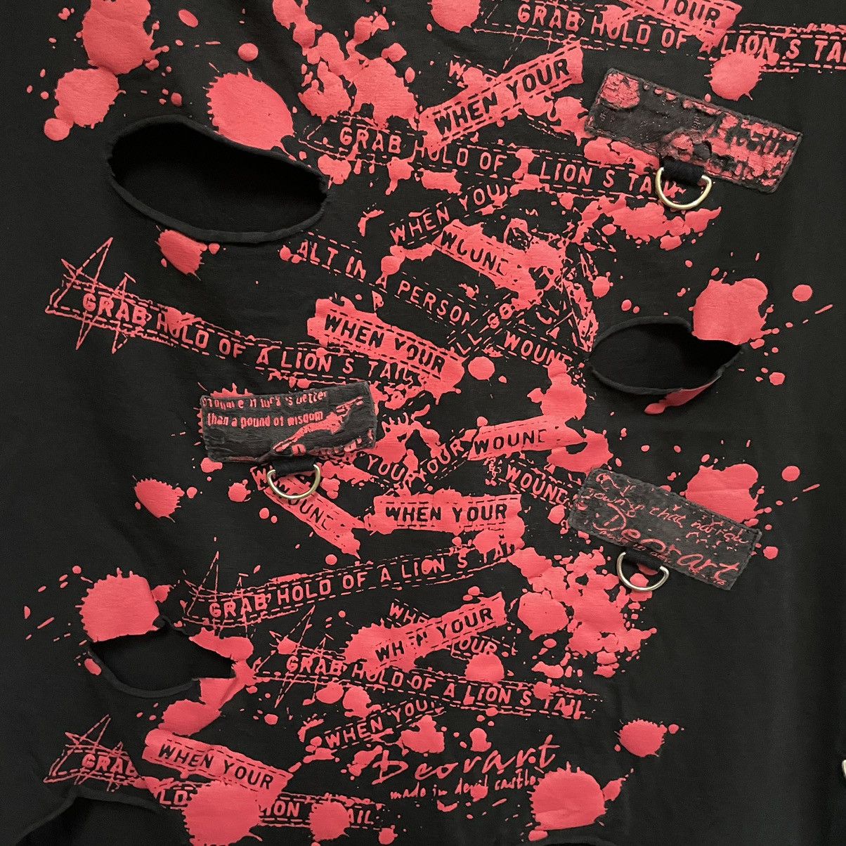 Japanese Brand × Other × Seditionaries 💥JAPANESE DEORART BONDAGE PUNK SHIRT Size L / US 10 / IT 46 - 5 Thumbnail