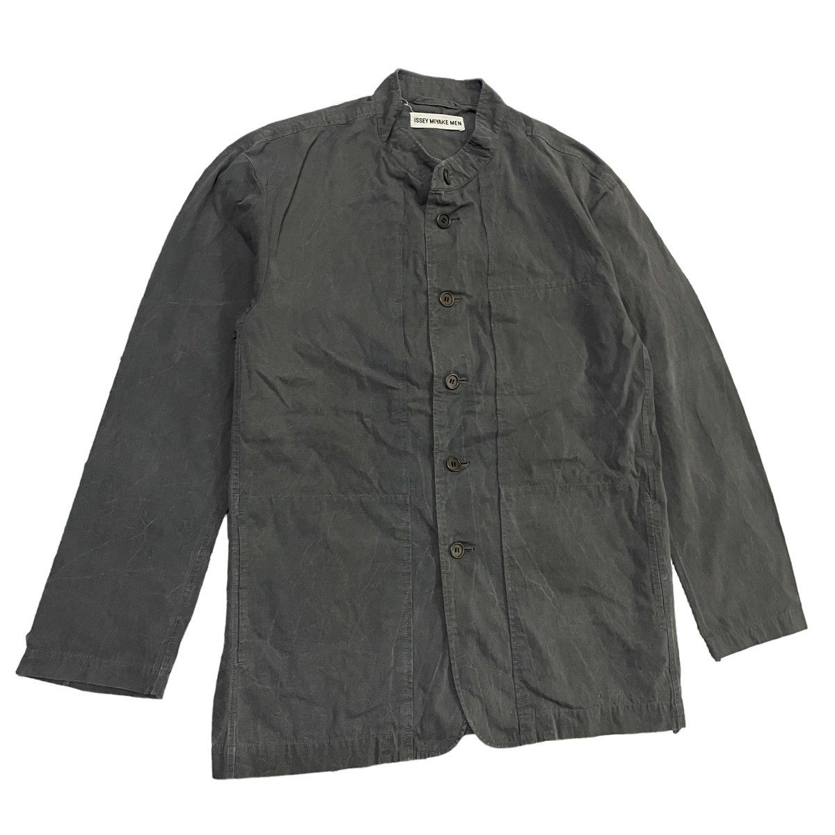 Issey Miyake 💥 90s ISSEY MIYAKE MEN BUTTON MANDERIN JACKET Size US L / EU 52-54 / 3 - 3 Thumbnail